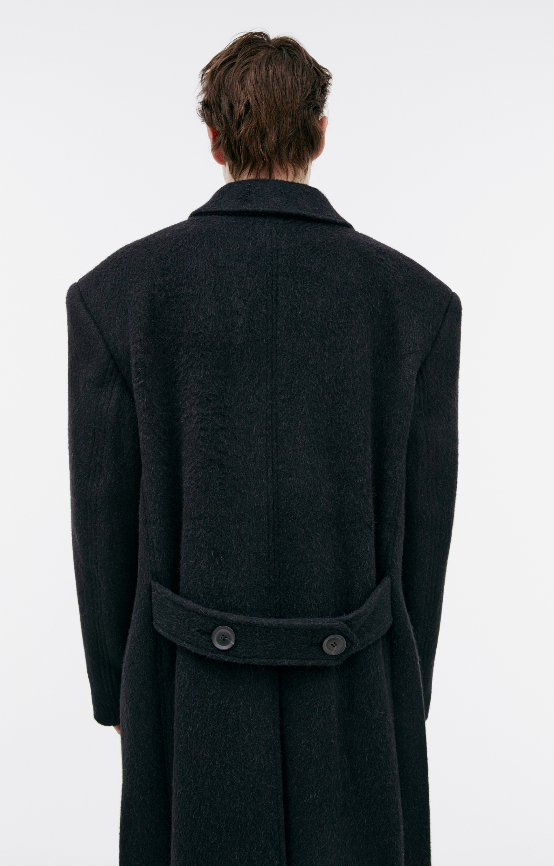 LOUIS GABRIEL NOUCHI Double-breasted wool coat