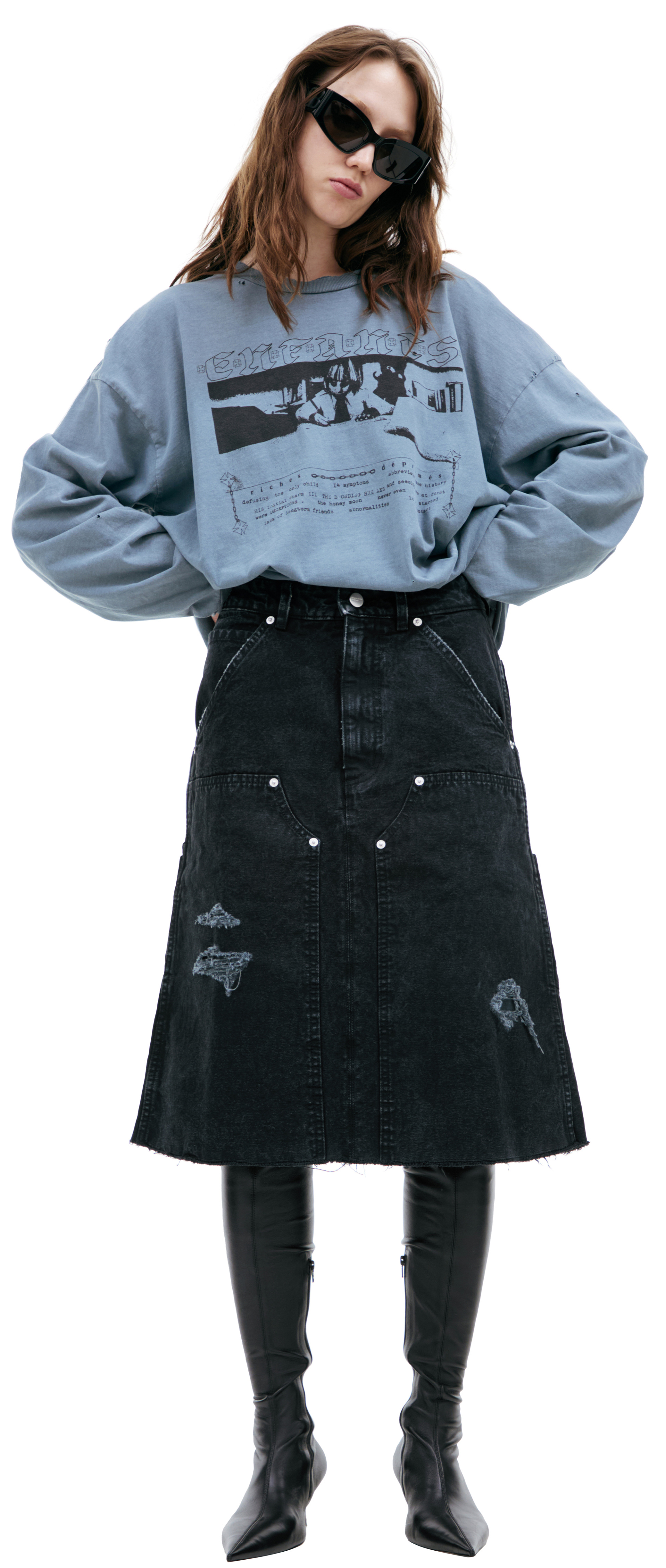 Enfants Riches Déprimés Denim Skirt