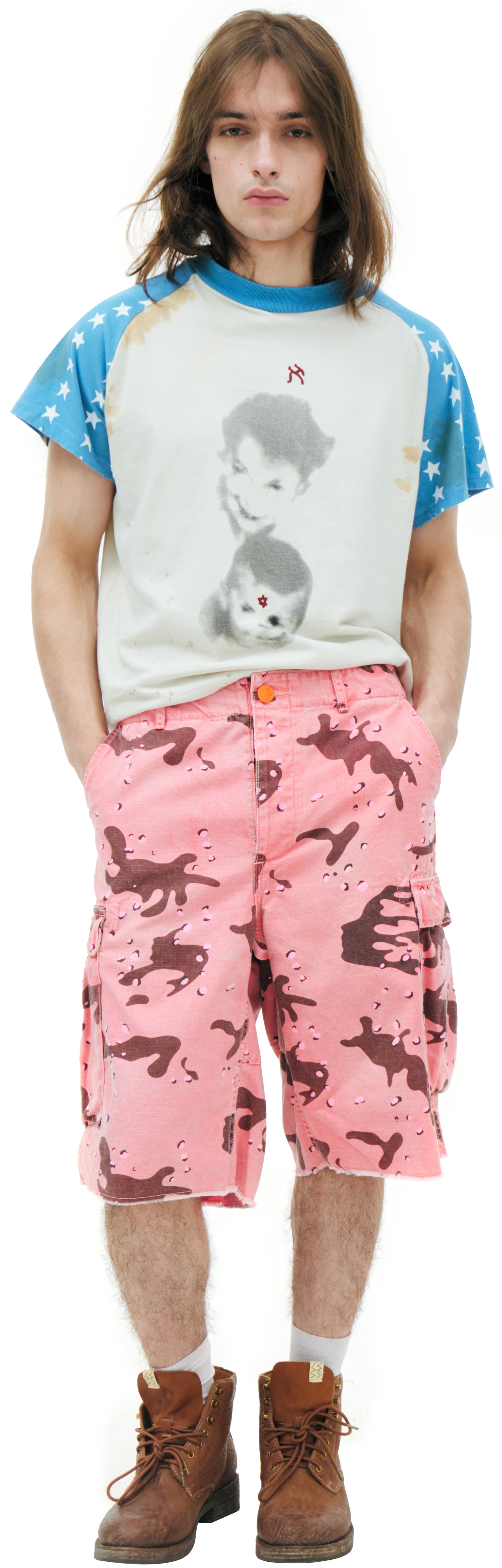 Hellstar Pink camo shorts