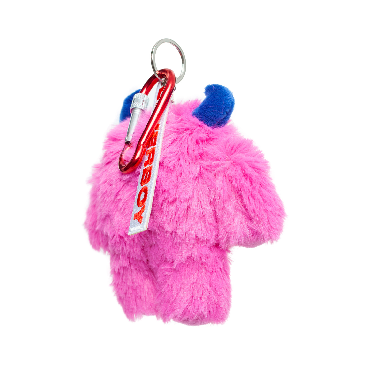 CHARLES JEFFREY LOVERBOY Pink keychain with carabiner