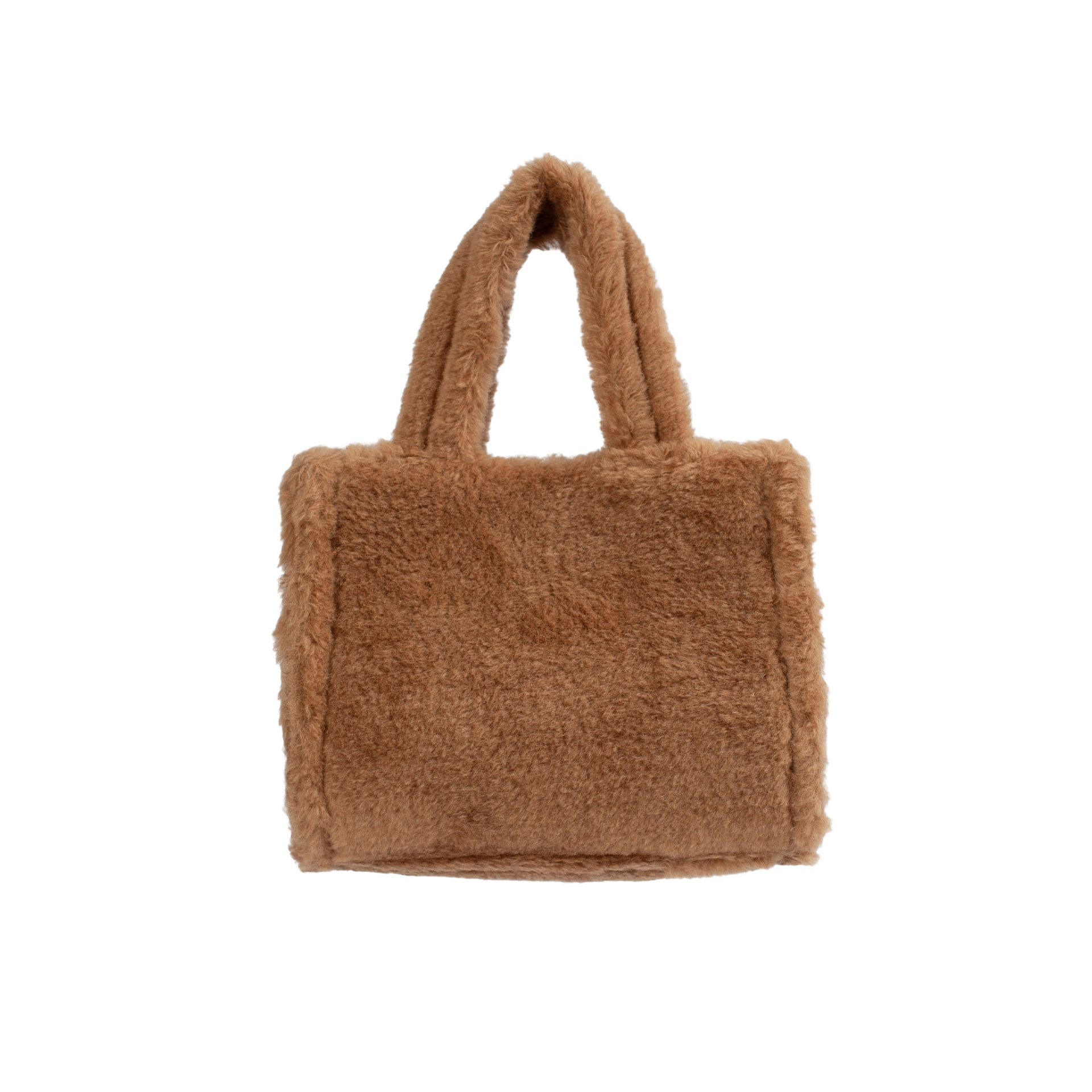 Doublet Beige Alpaca Wool Small Bag