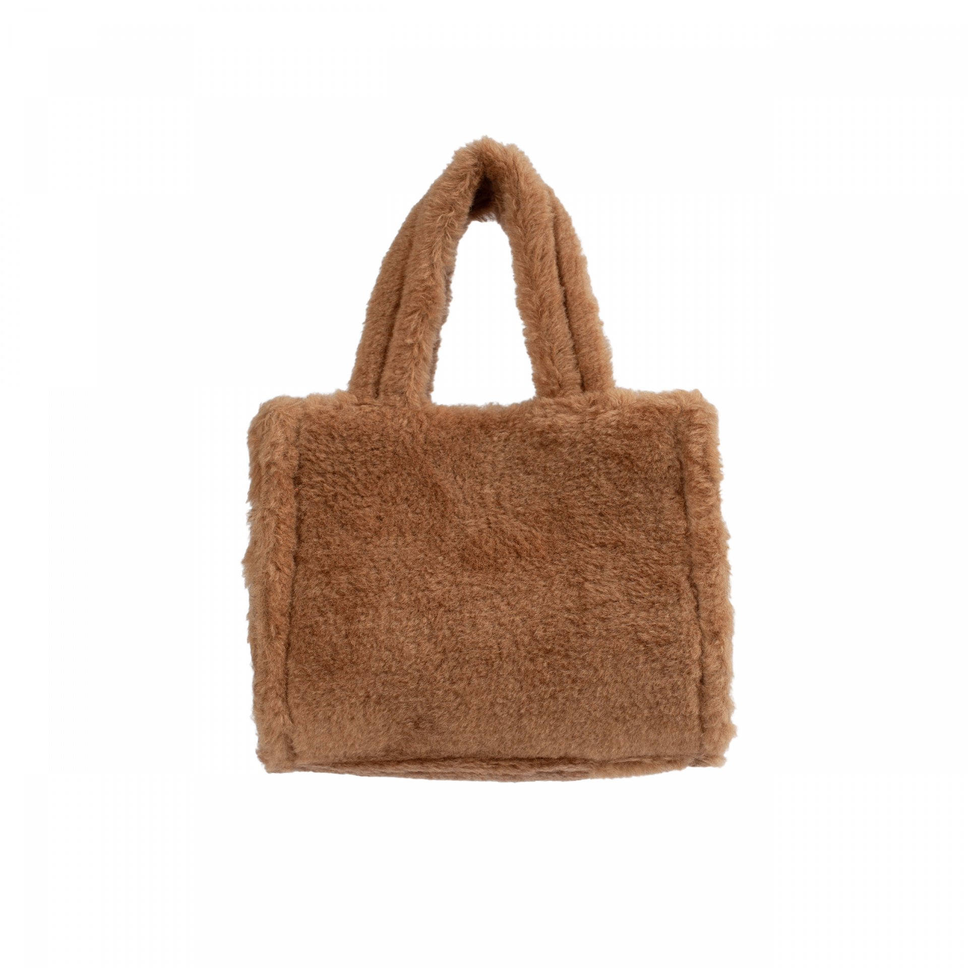 Doublet Beige Alpaca Wool Small Bag