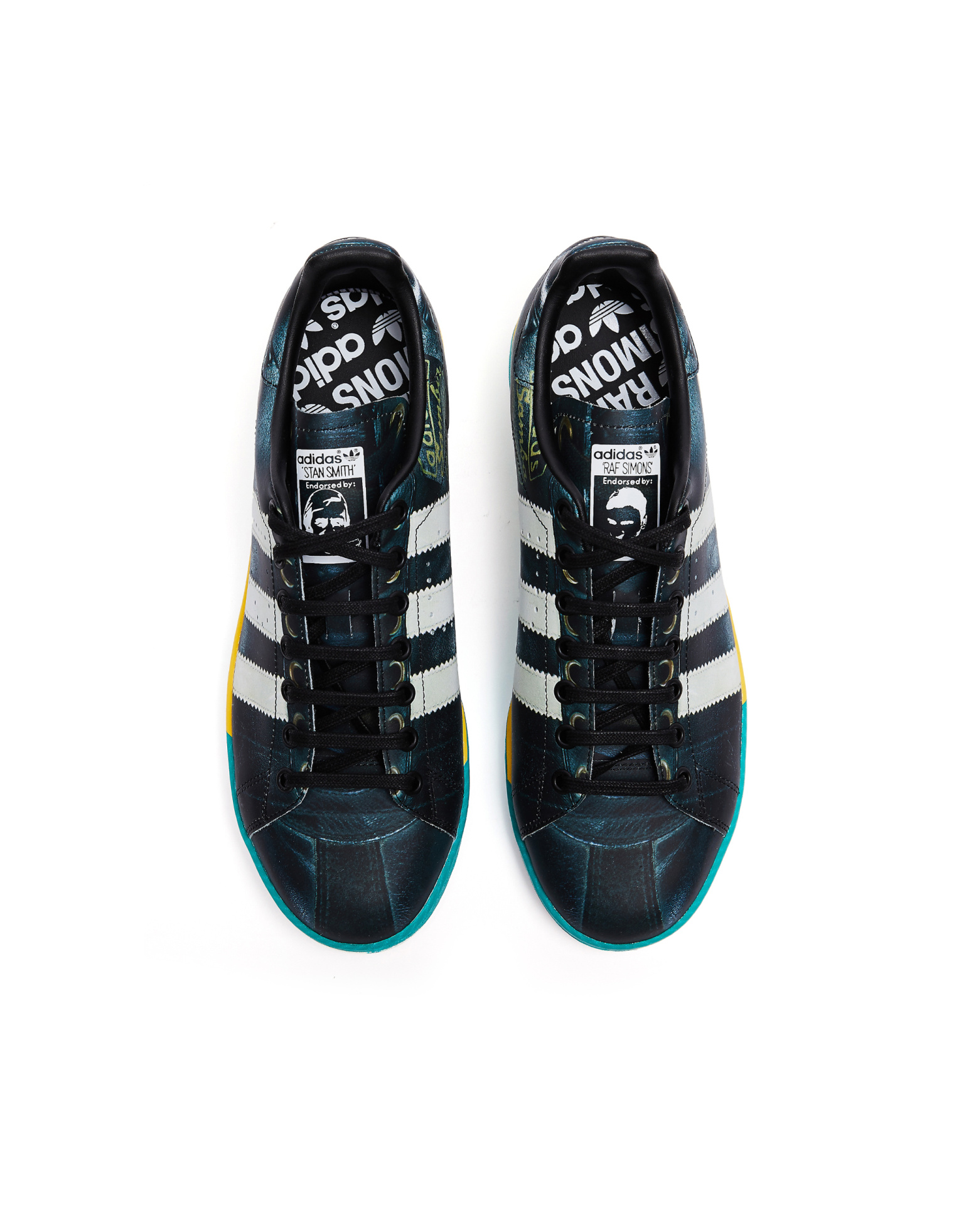 Raf Simons Samba Printed Stan Smith Sneakers