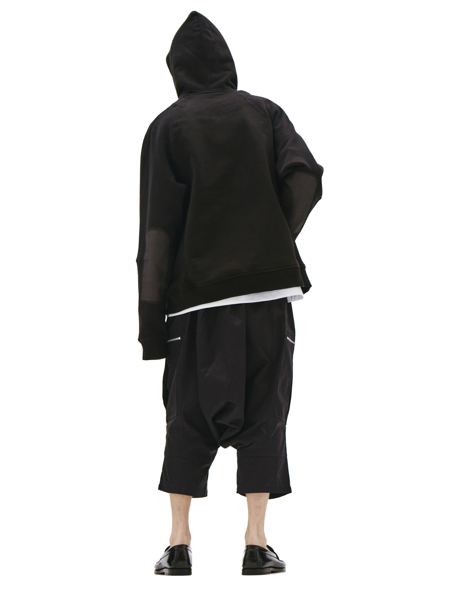 Junya Watanabe Black Logo Zip Hoodie