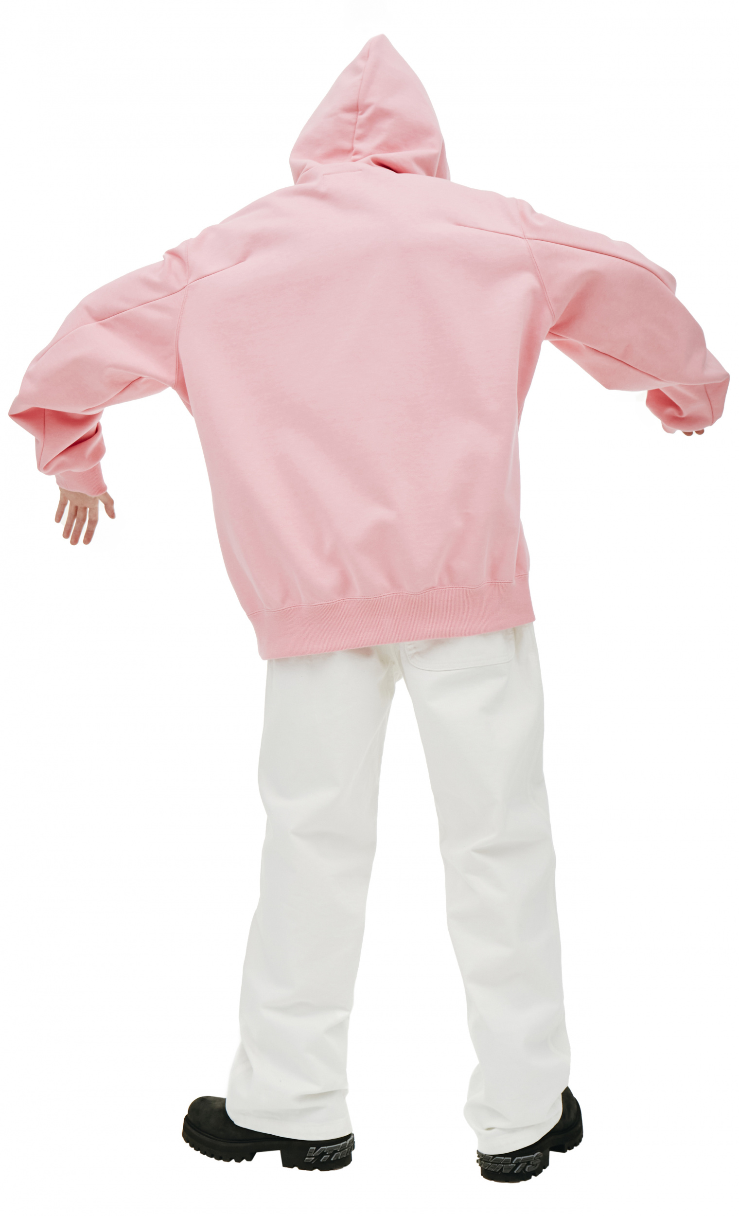 Doublet Pink Valentine Embroidered Hoodie