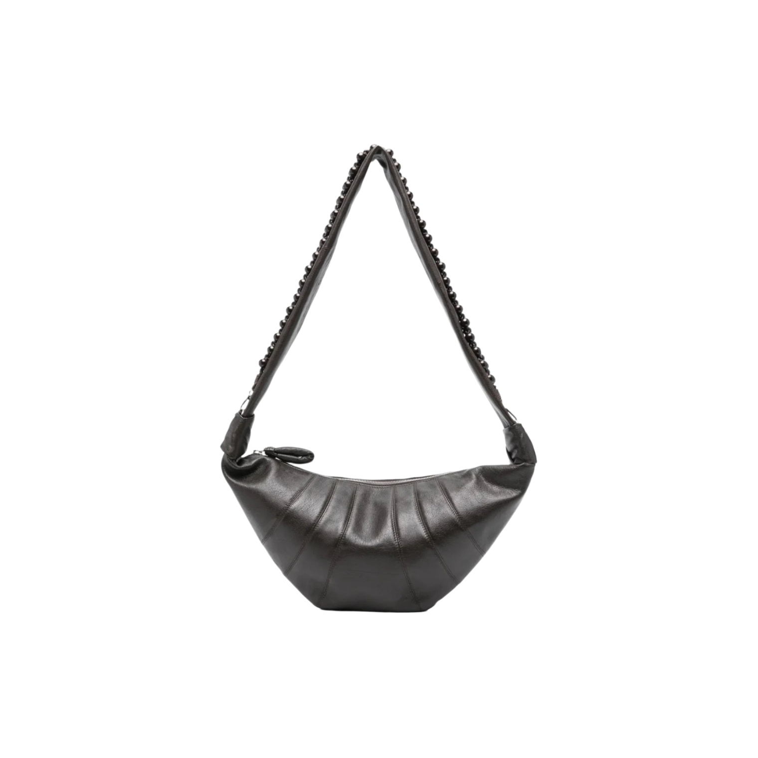 Lemaire Pearls Croissant Grain Leather Bag