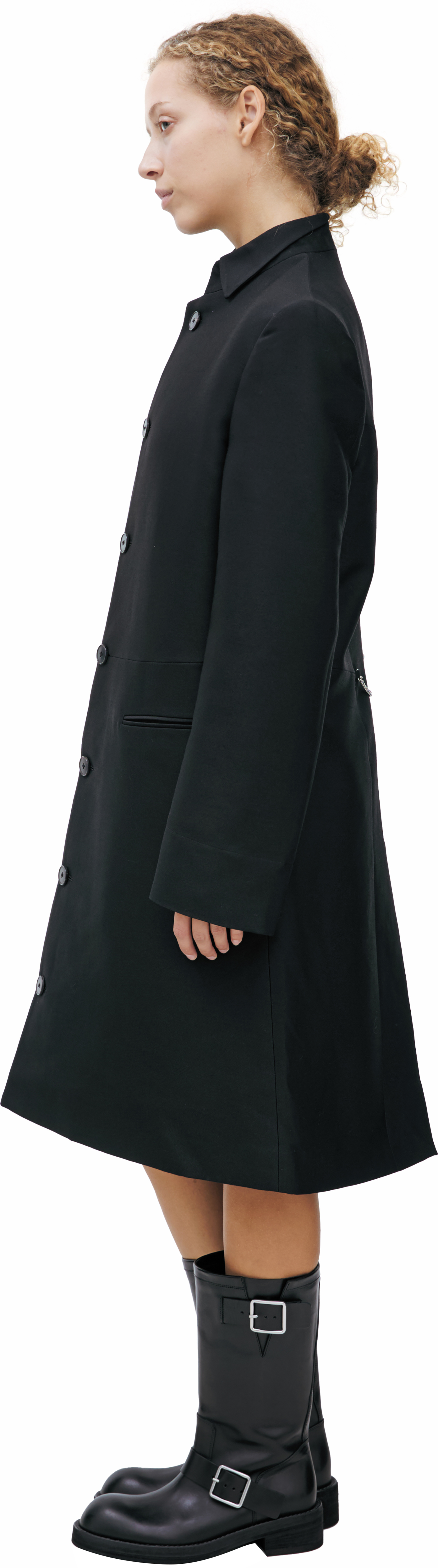 Enfants Riches Déprimés Single-breasted wool & silk coat
