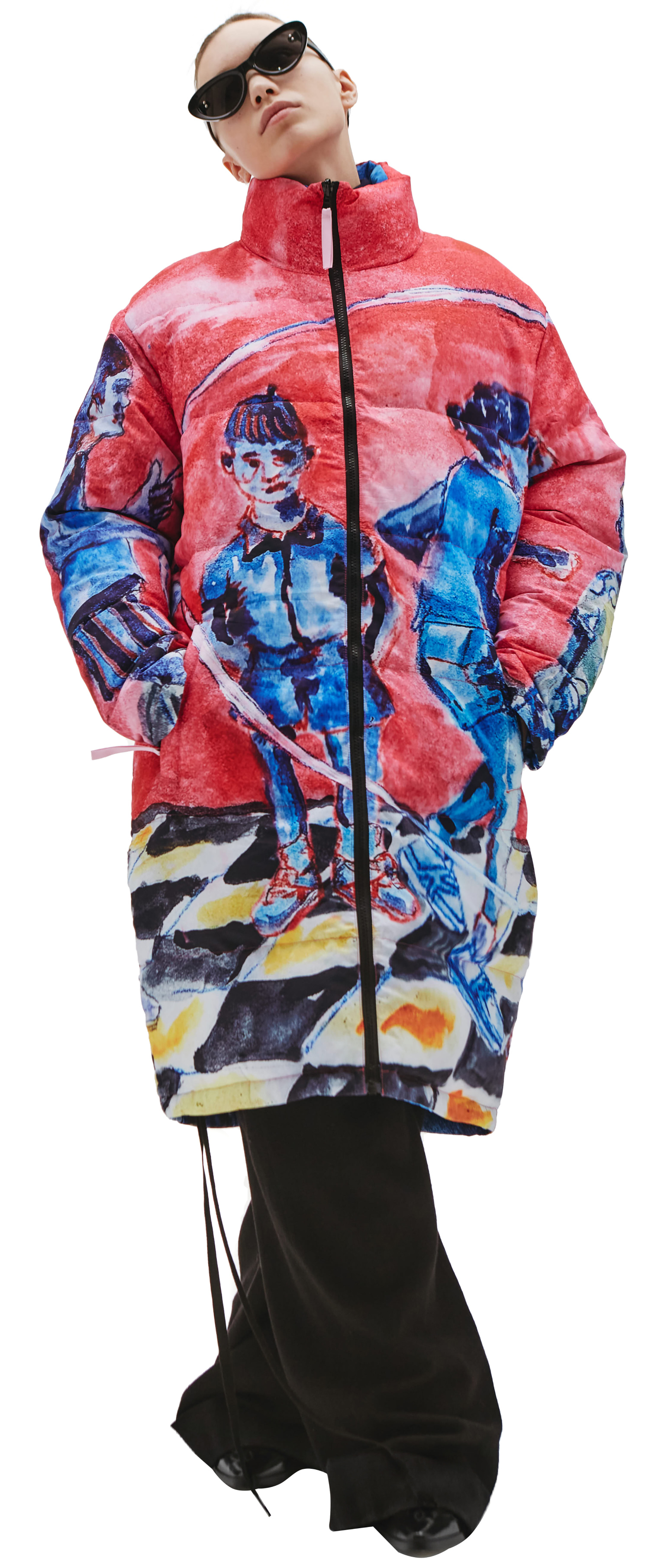 KidSuper Reversible Painted Down Jacket