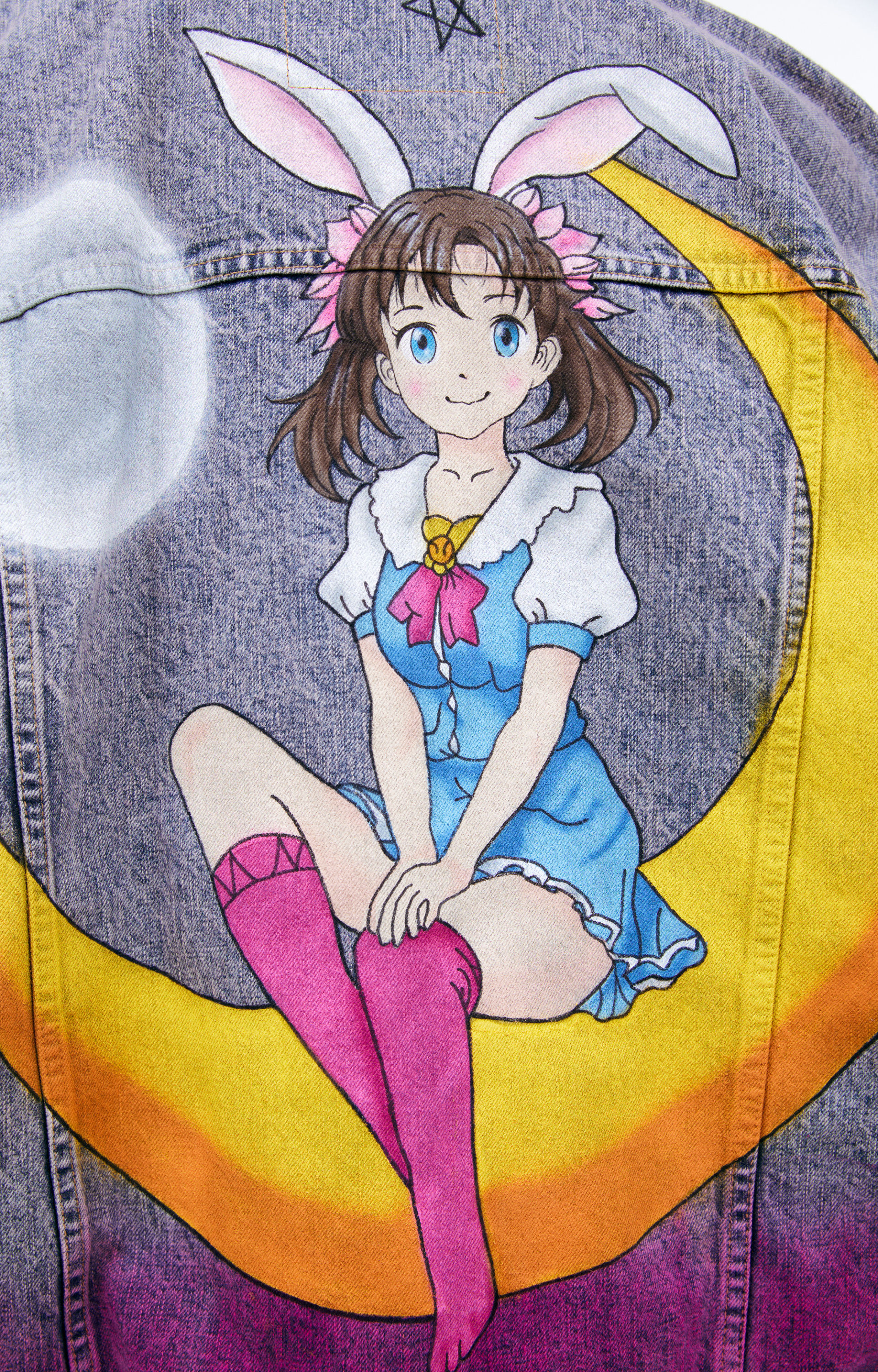 Doublet Gradient denim jacket