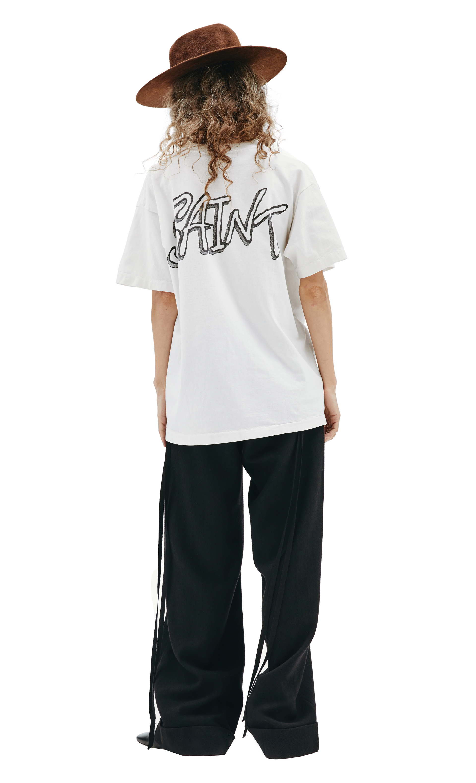 Saint Michael White oriental t-shirt