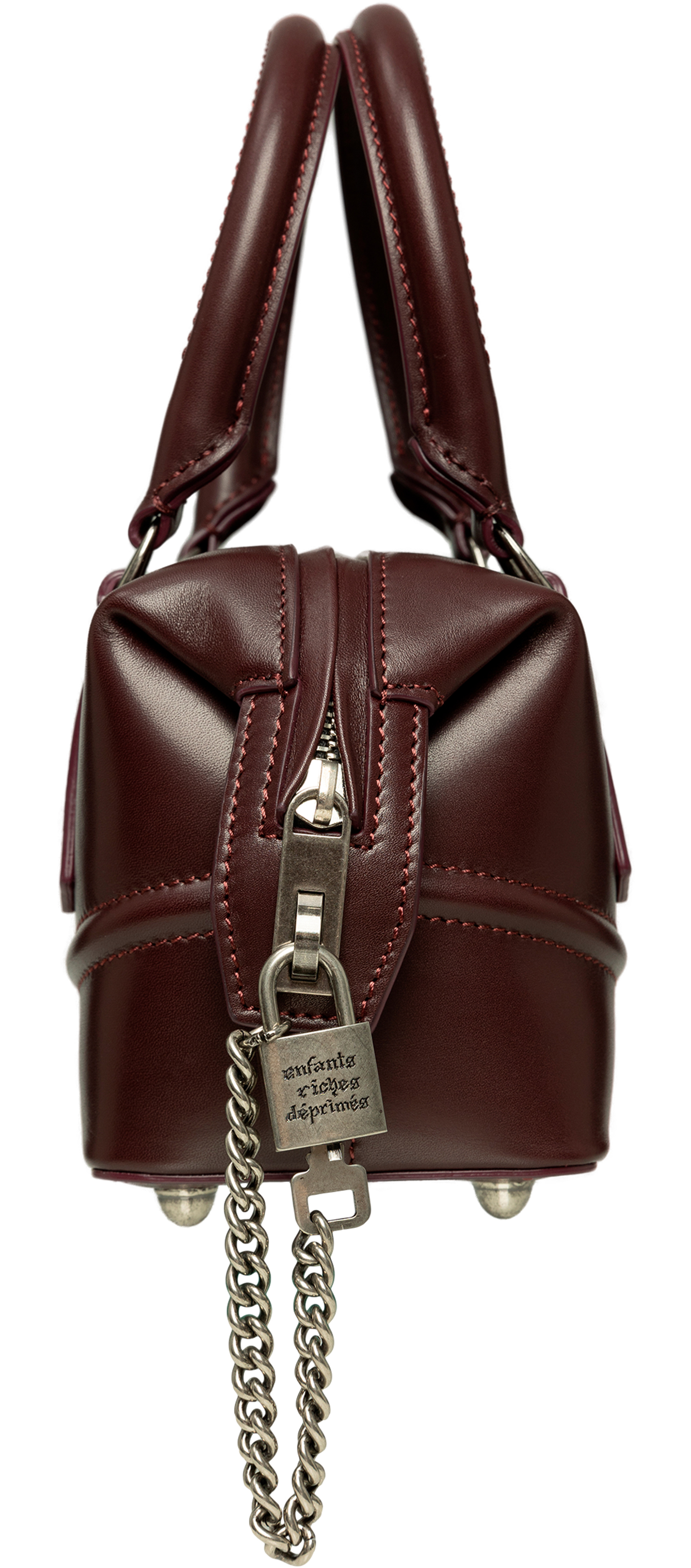 Enfants Riches Déprimés Burgundy leather bag