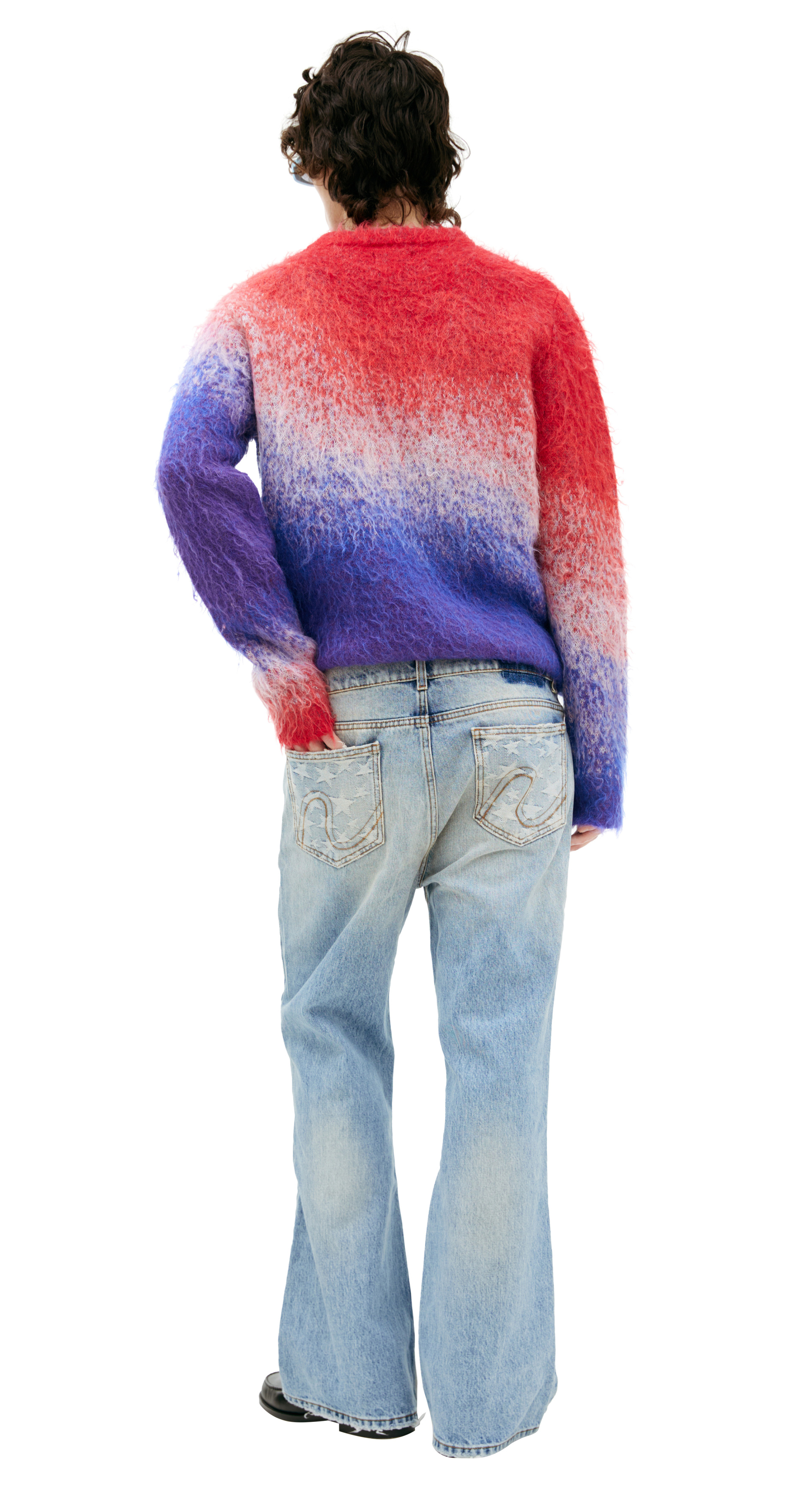 ERL Slouchy jeans with seams