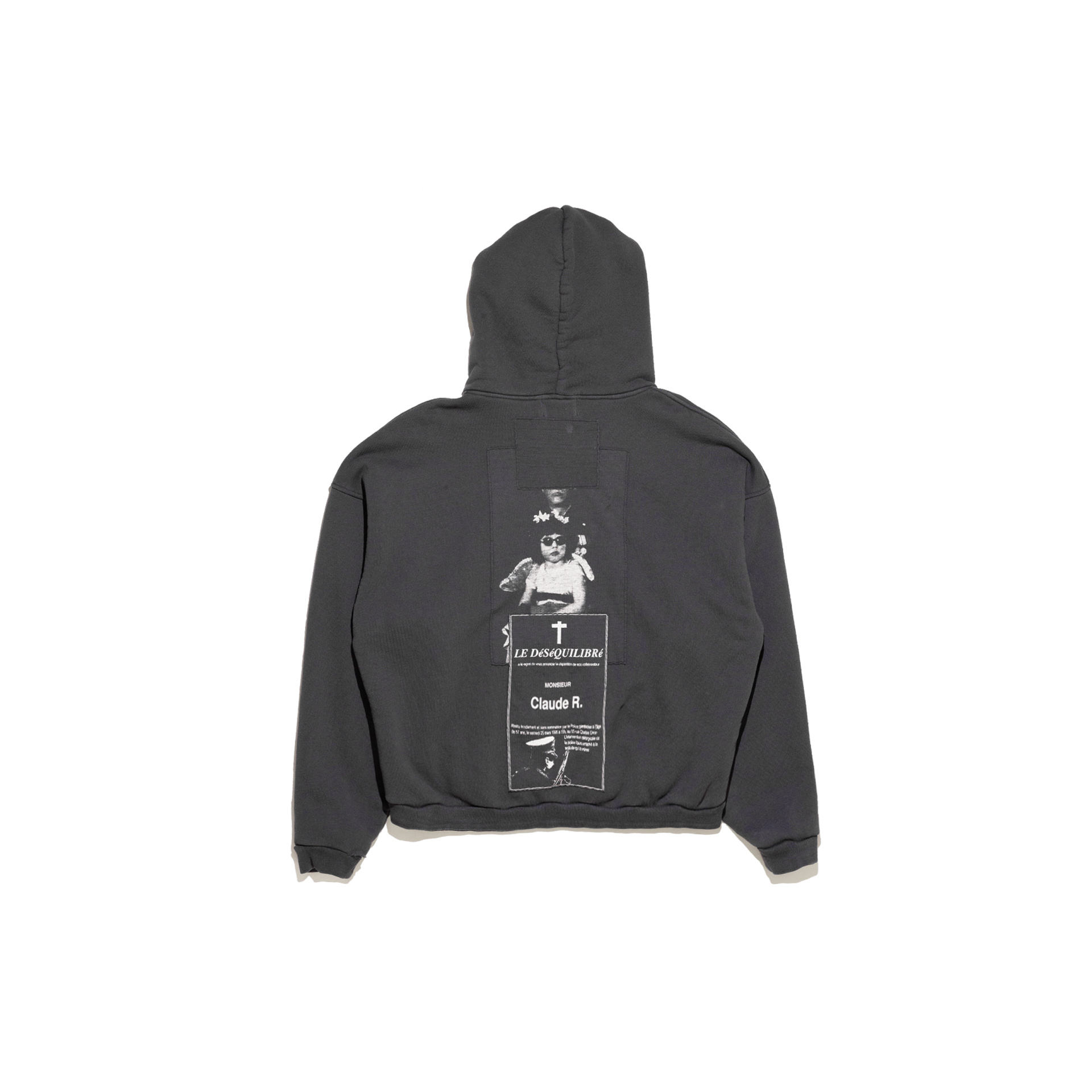 Enfants Riches Déprimés Russian Chorus Zip Hoodie Faded Black