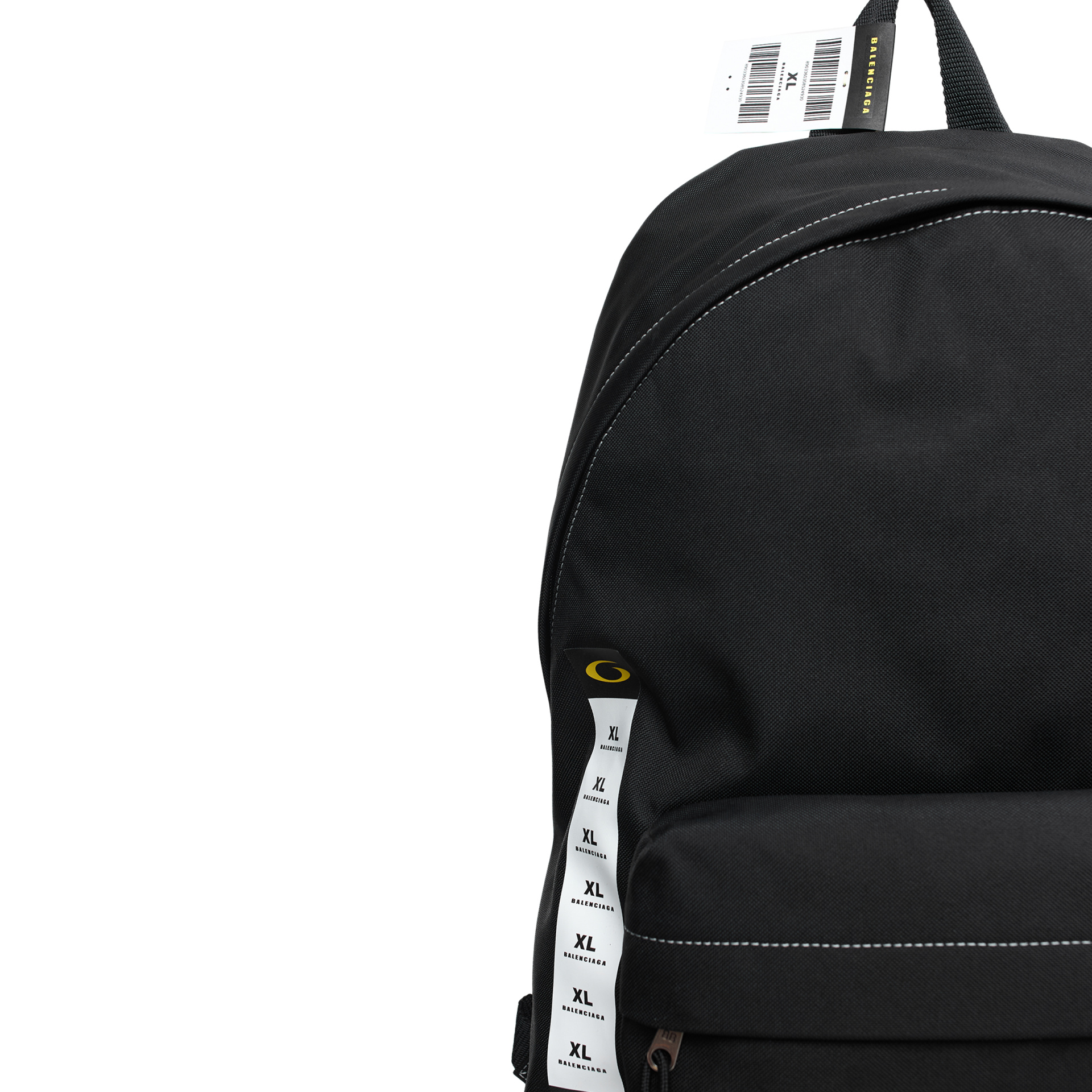 Balenciaga Black logo backpack