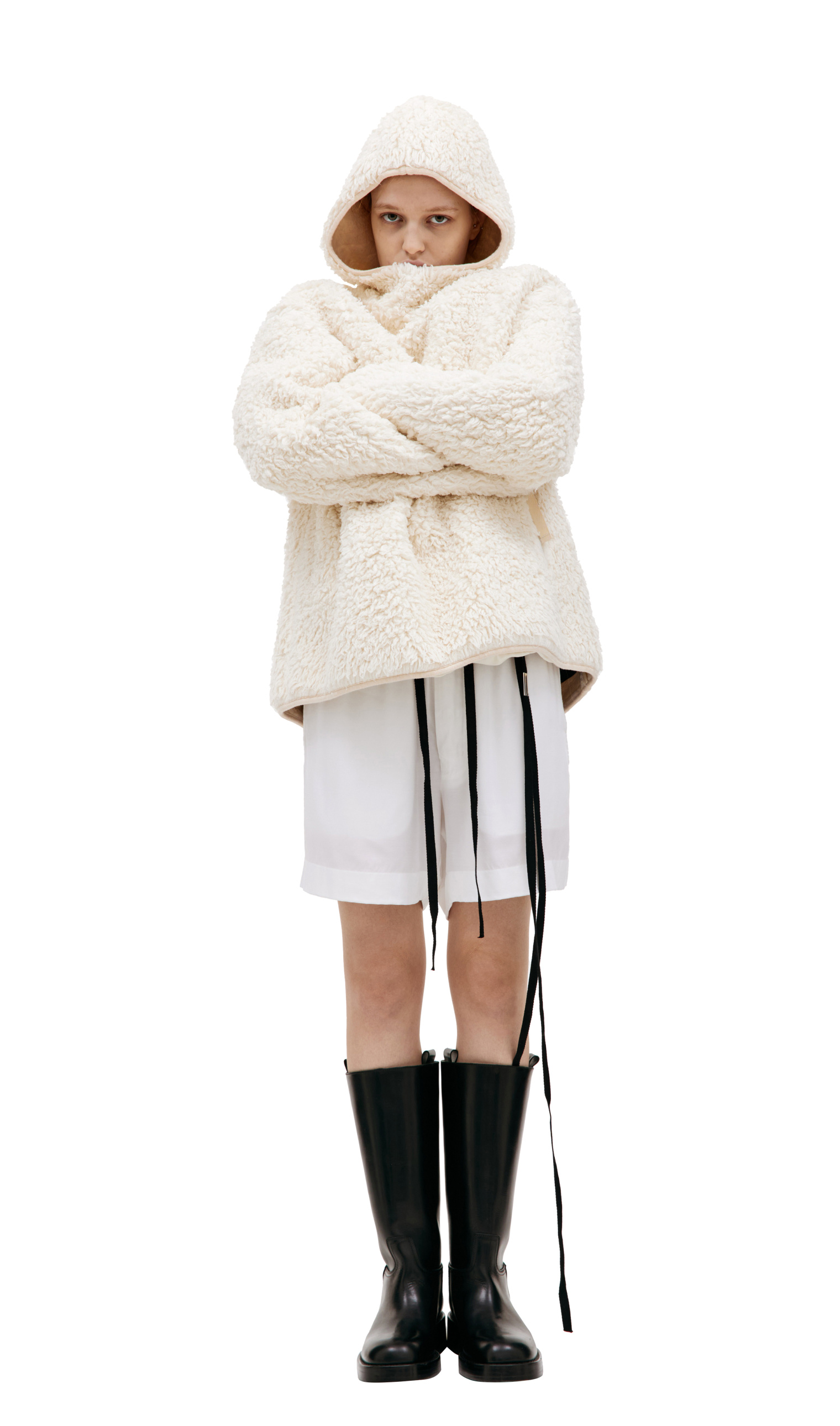 Jil Sander Oversized fleece hoodie