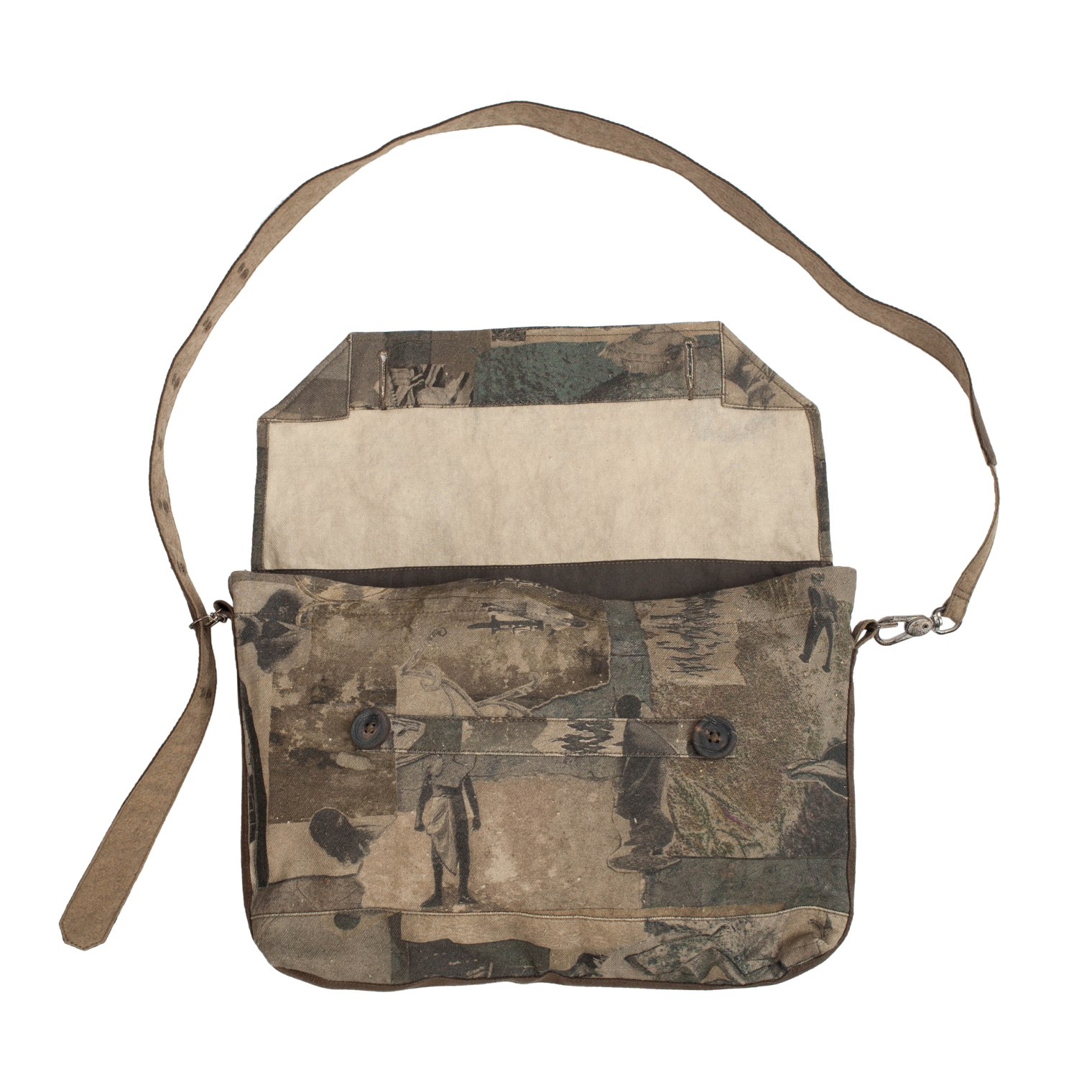 Ziggy Chen Messenger Printed Bag