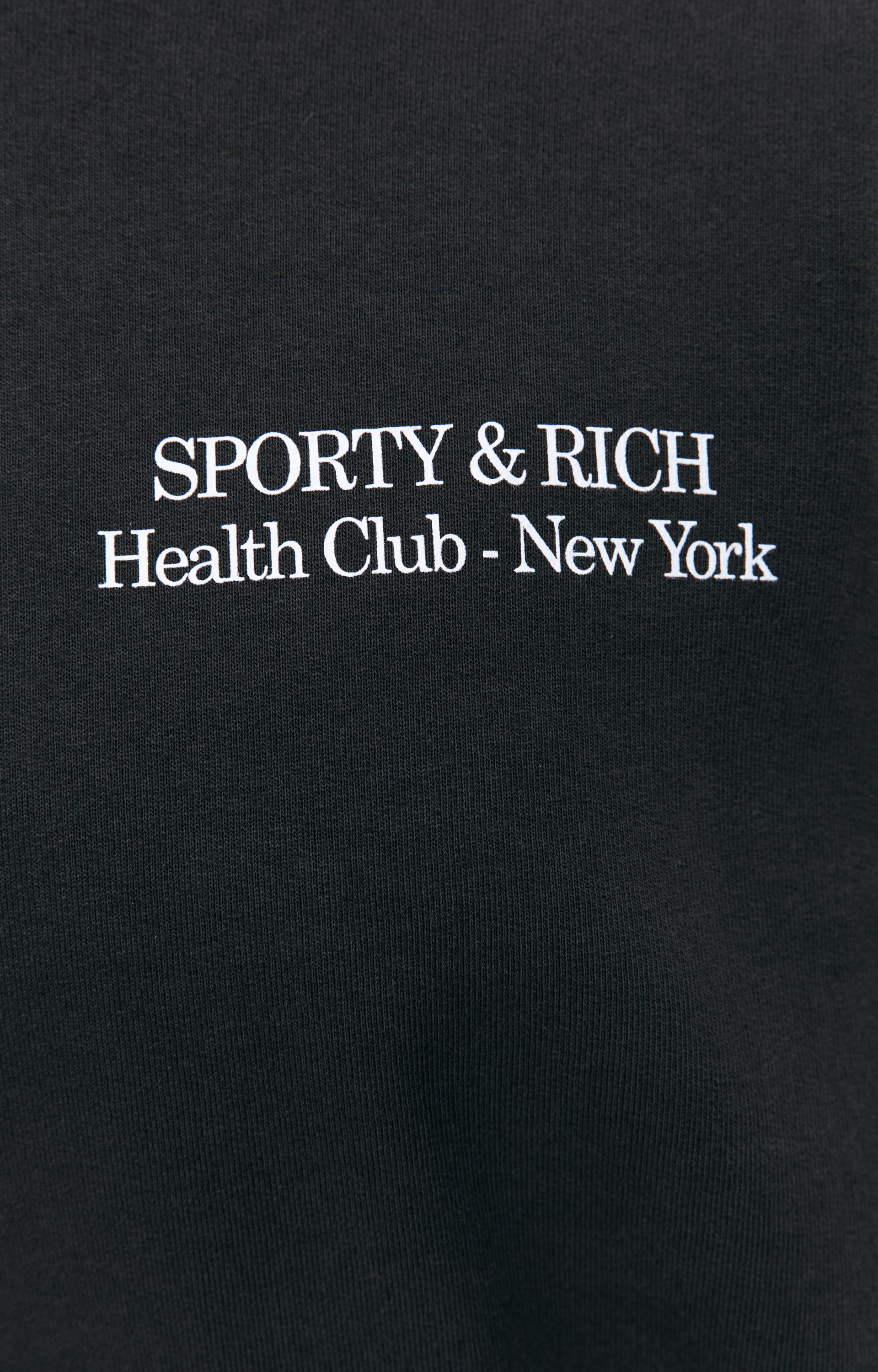 SPORTY & RICH Drink more water printed hoodie