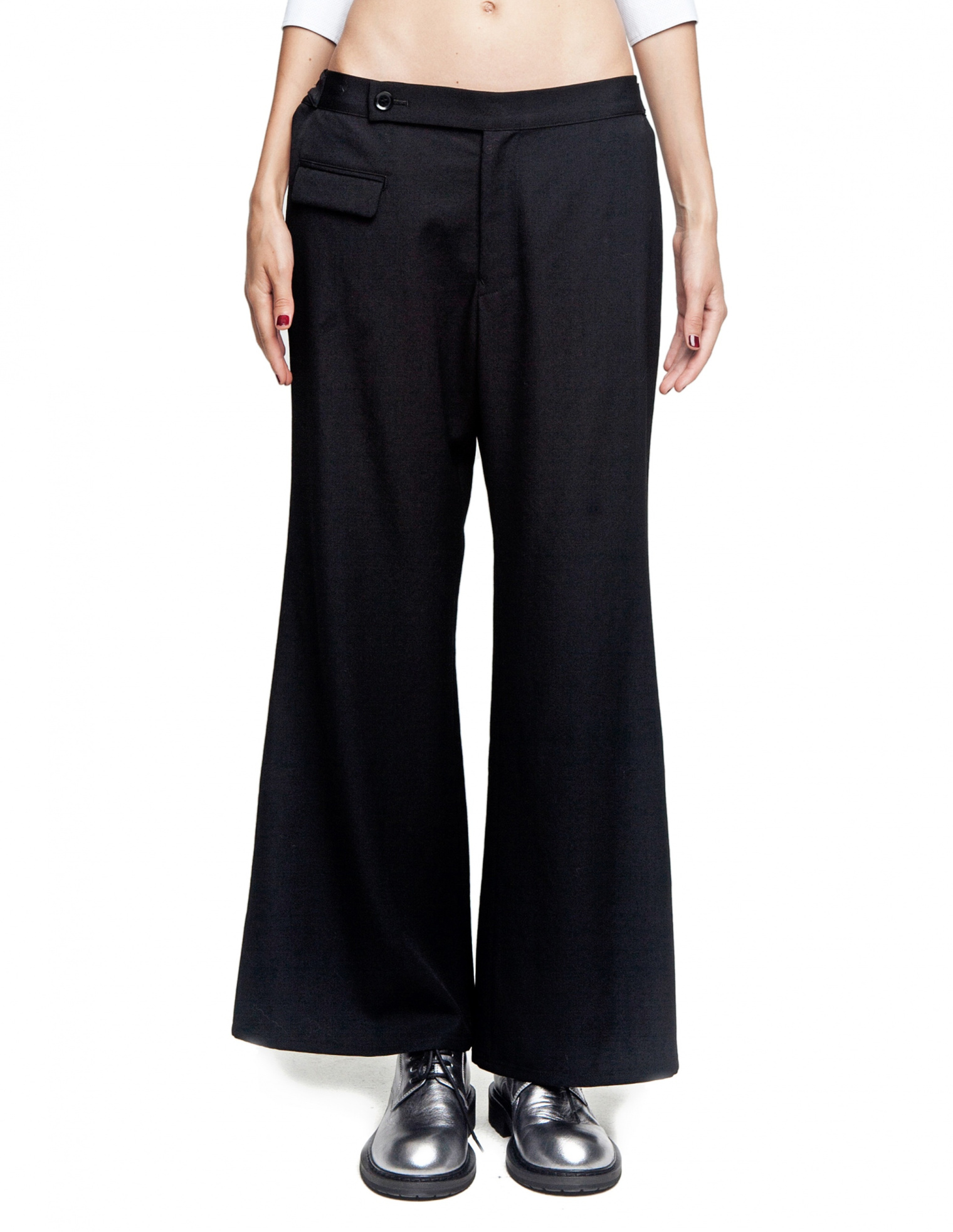 Yohji Yamamoto Укороченные брюки