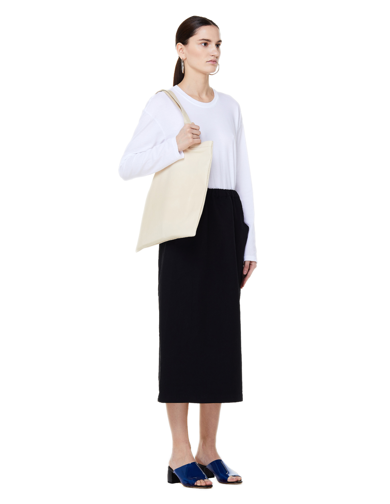 Isaac Reina Ultra Soft Beige Leather Tote Bag