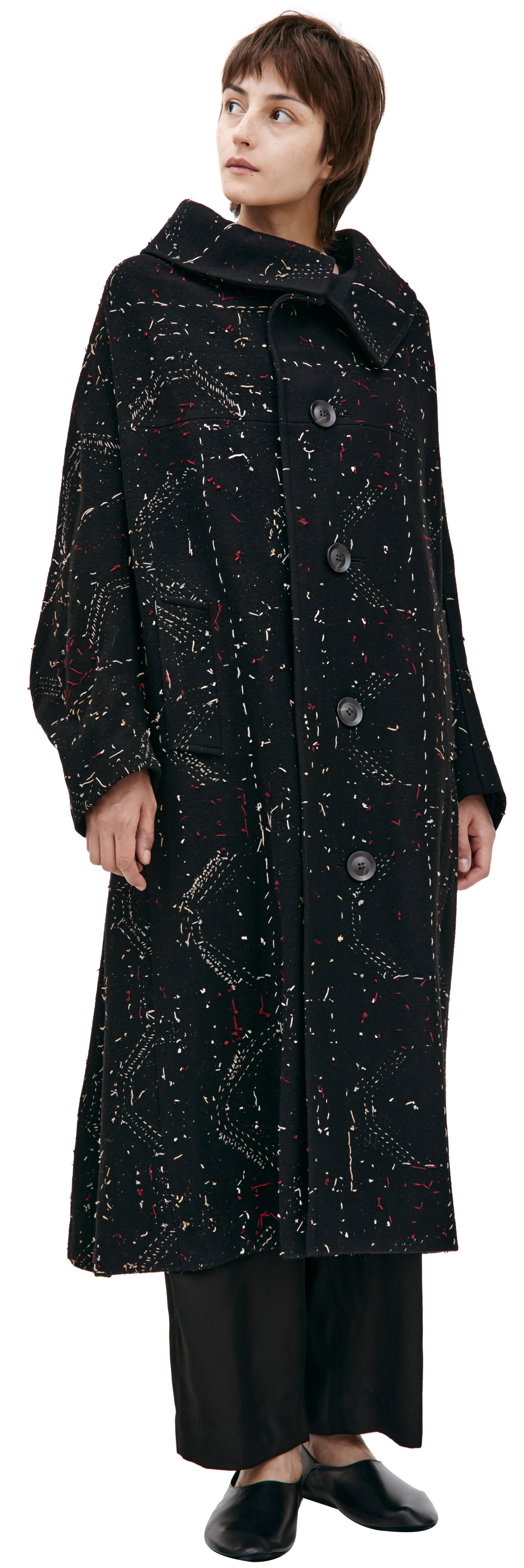 Y\'s Oversize wool coat