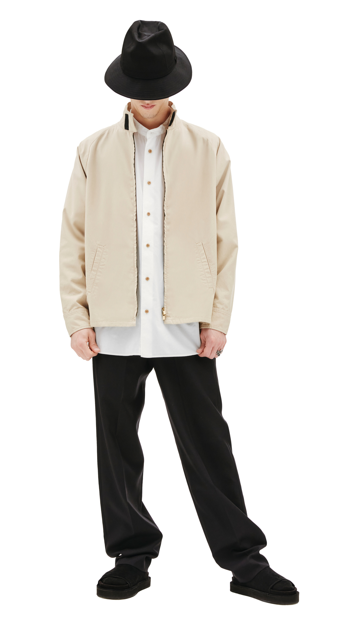 Fear of God Cotton Beige Baseball Jacket