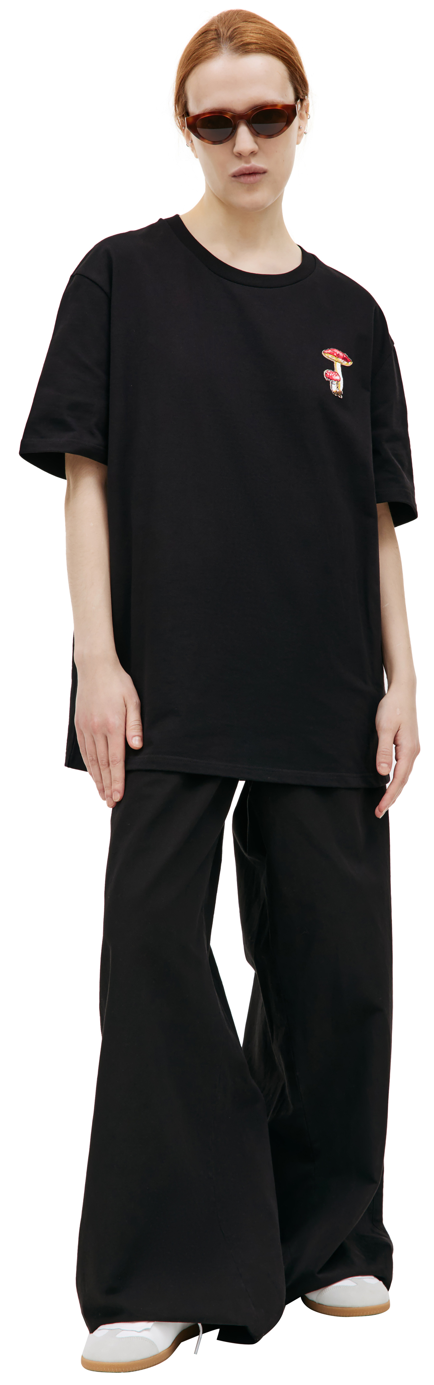 Jil Sander Mushroom embroidered t-shirt