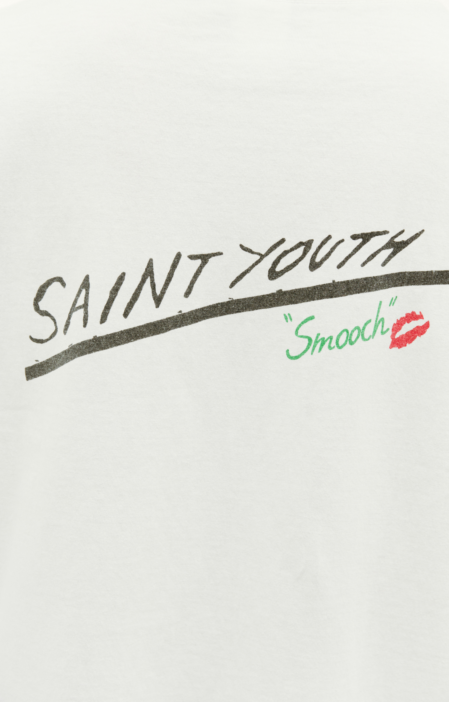 Saint Michael Белая футболка с принтом
