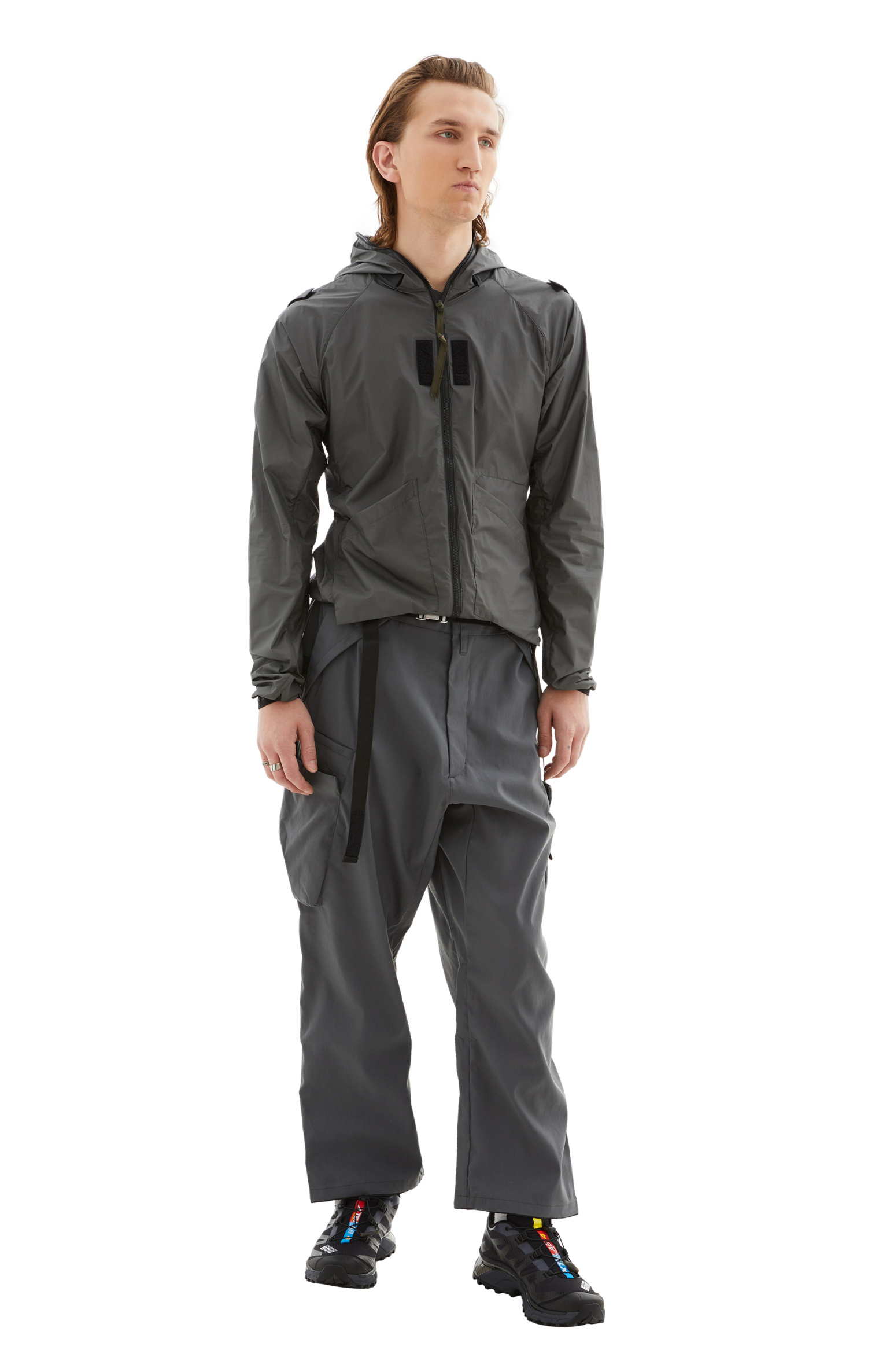 Acronym Water-repellent zippered jacket