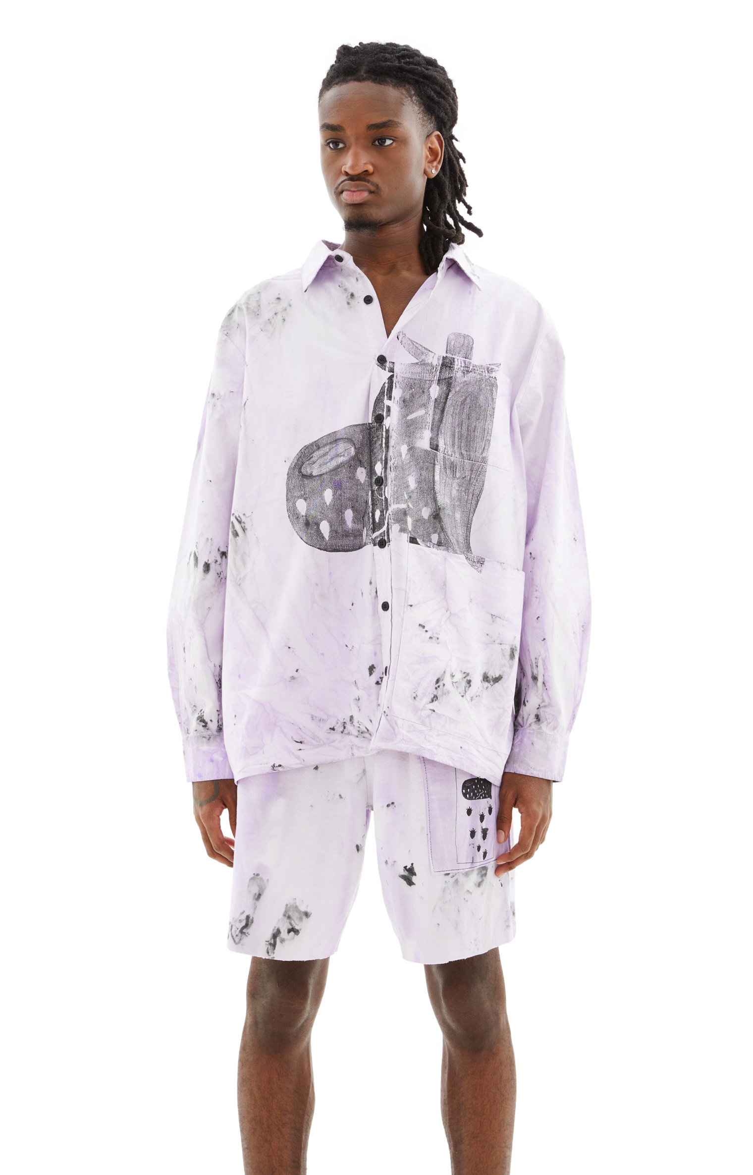 WESTFALL Snoppy Berry Button L/S Shirt