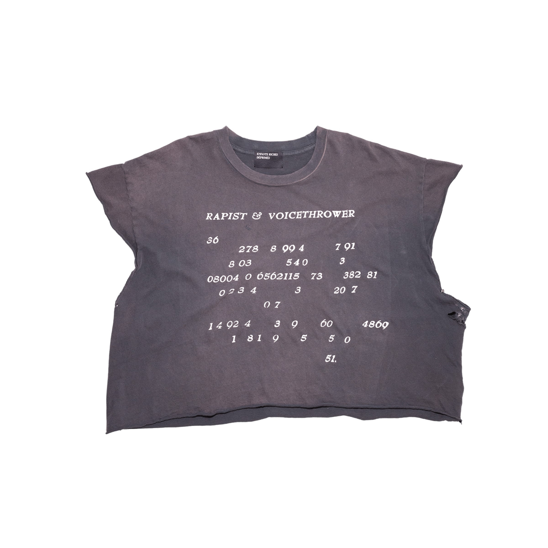 Enfants Riches Déprimés T-shirt with cut-off sleeves