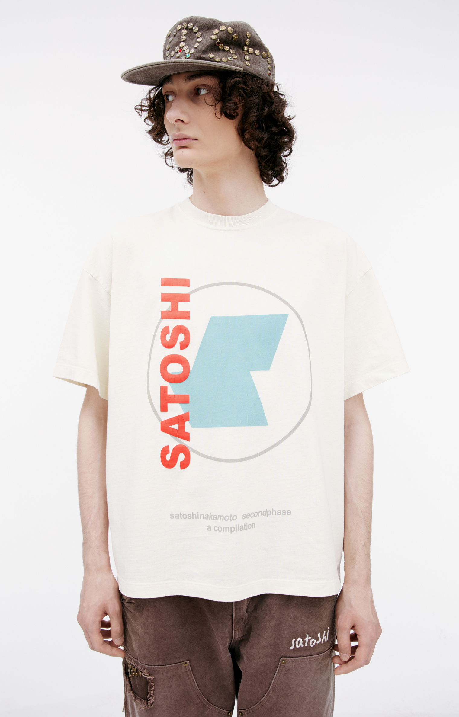 Satoshi Nakamoto White T-shirt with print