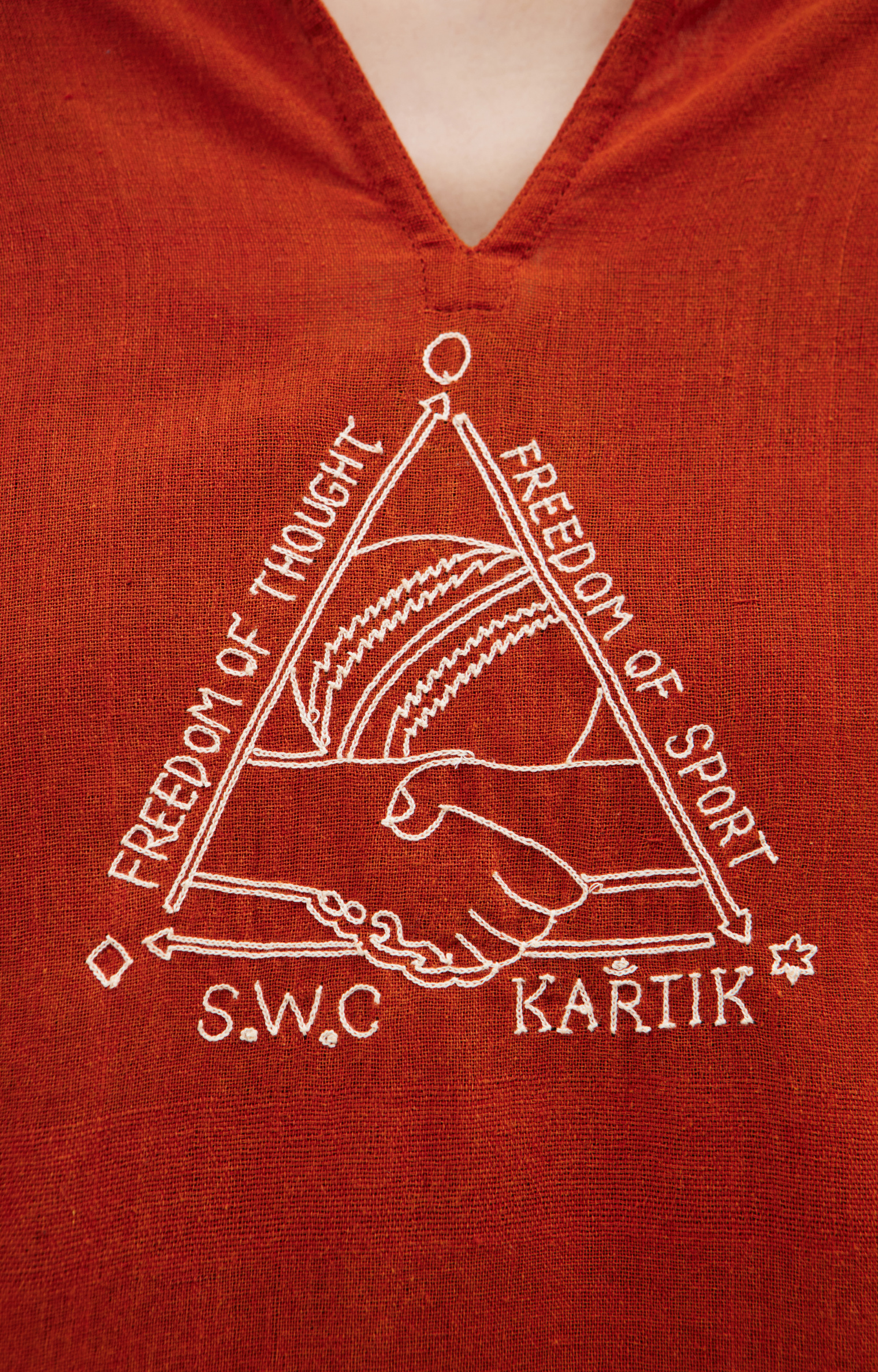 KARTIK Research Embroidered shirt