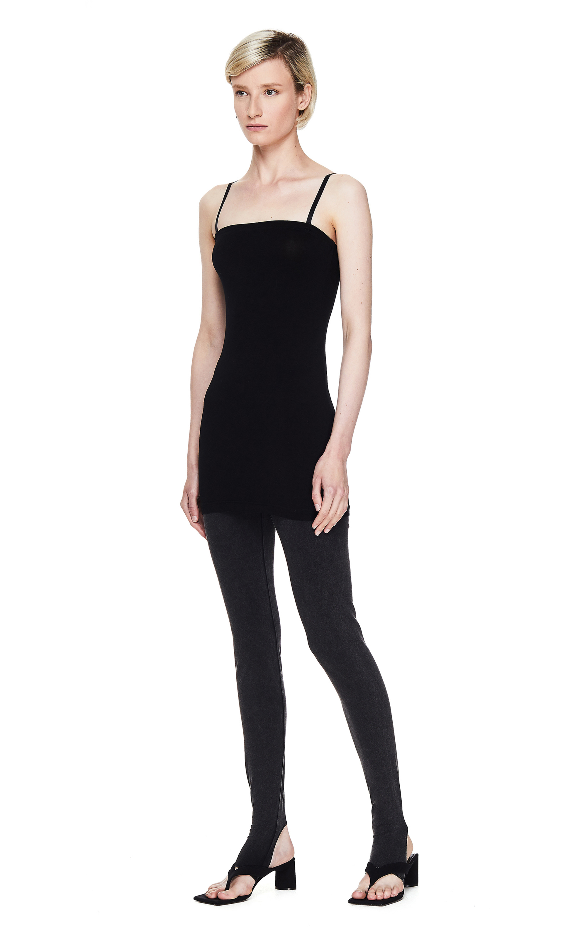 Y\'s Black Strap Top