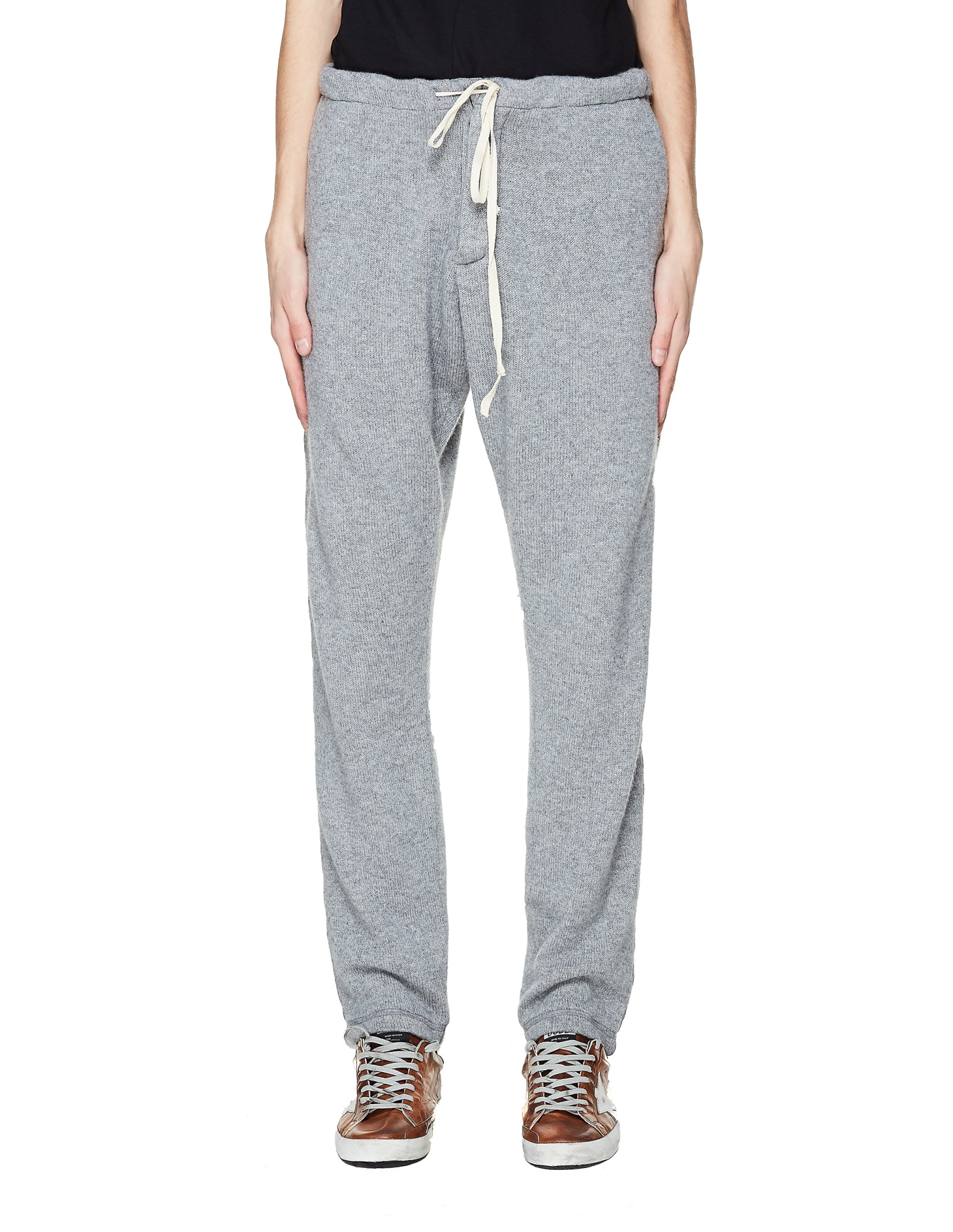 Greg Lauren Кашемировые брюки с лампасами