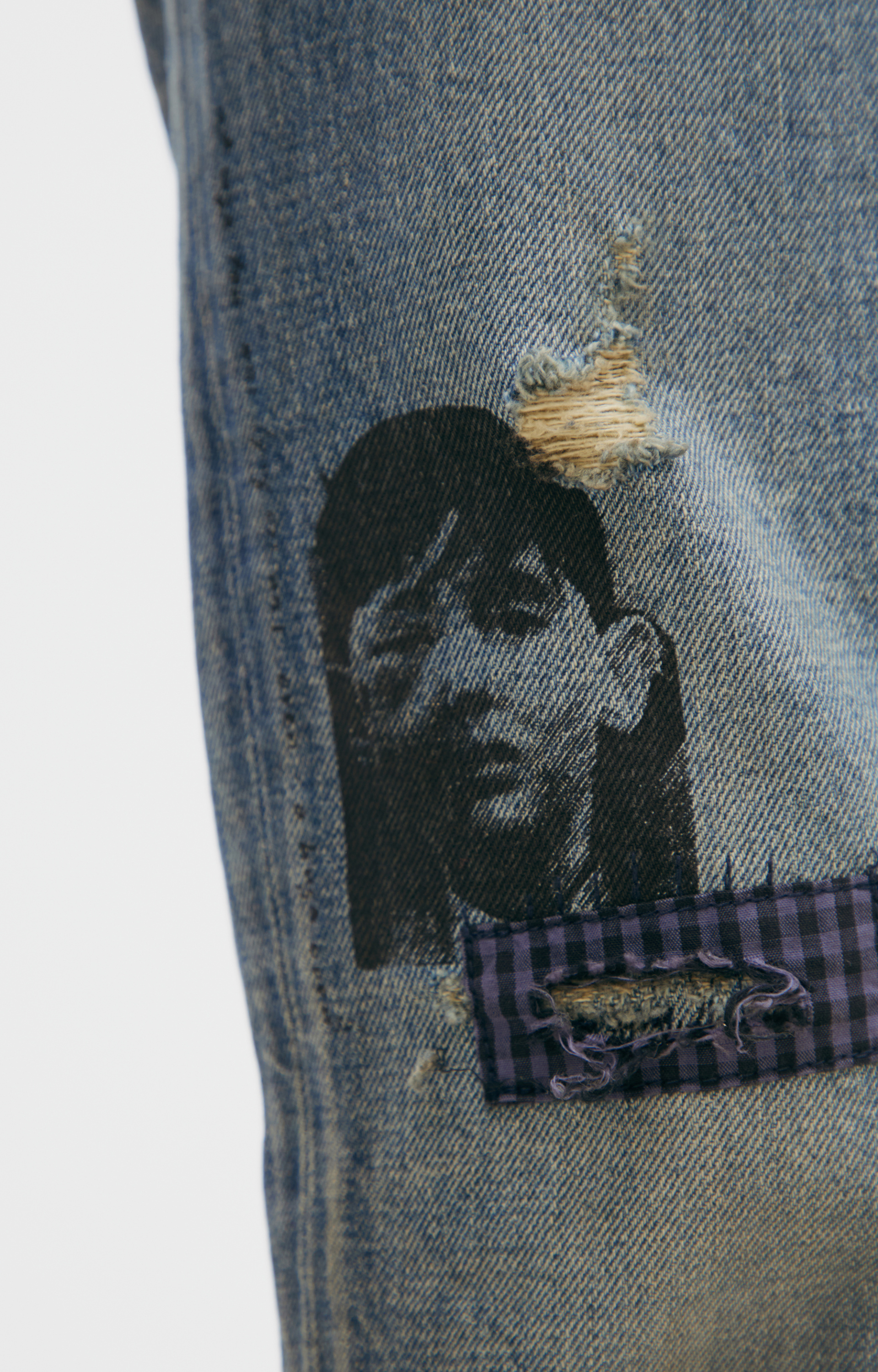 Enfants Riches Déprimés Flared jeans with distressed details