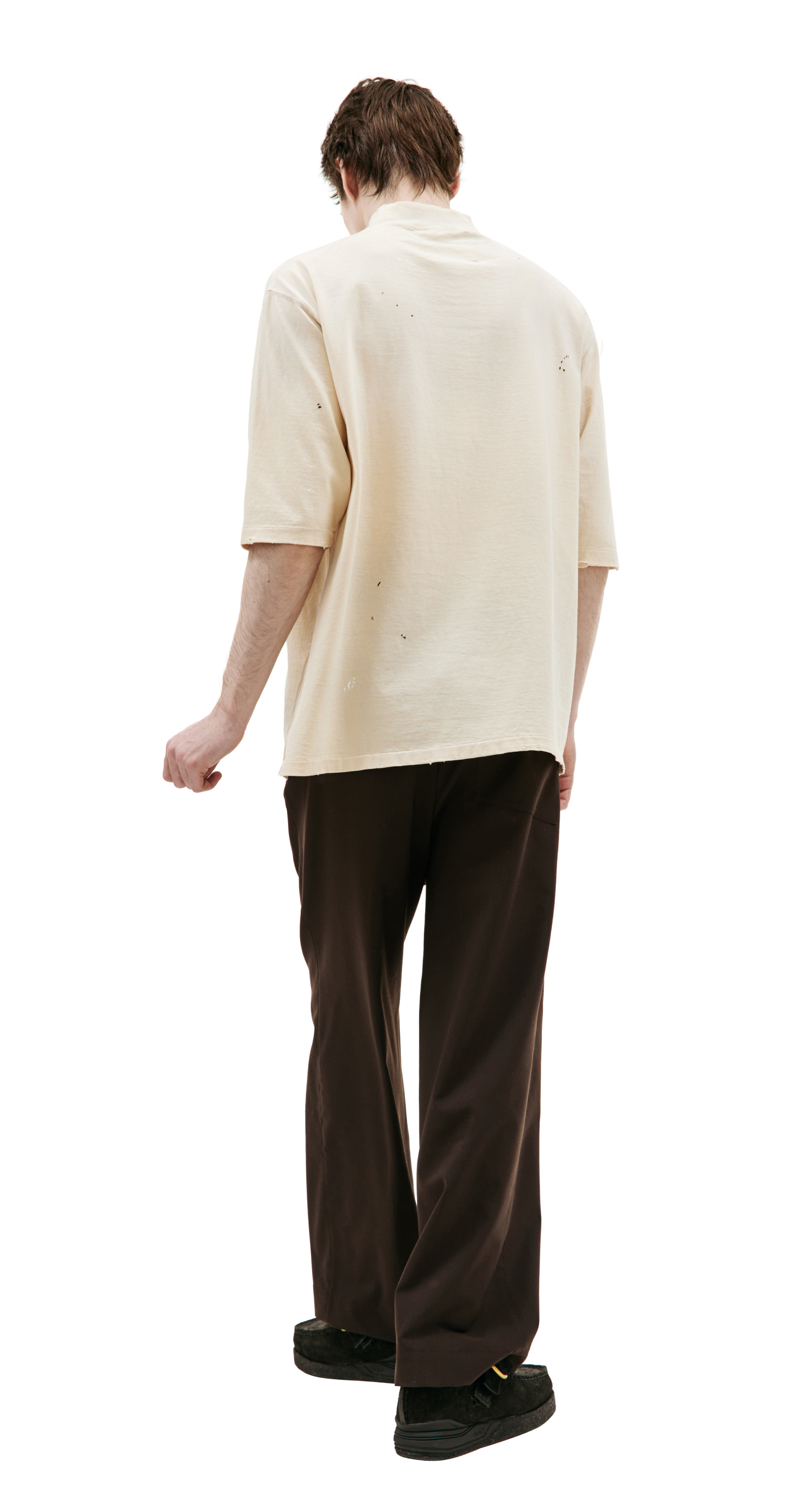 Maison Margiela Distressed cotton t-shirt