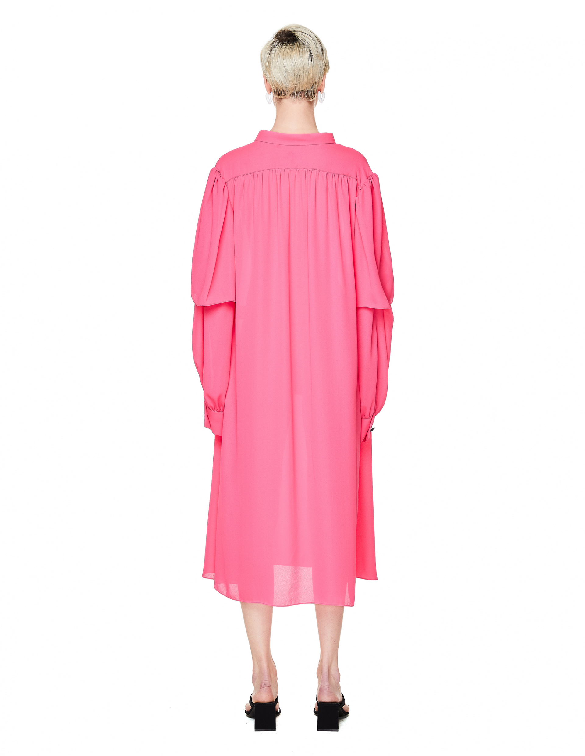 balenciaga pink dress