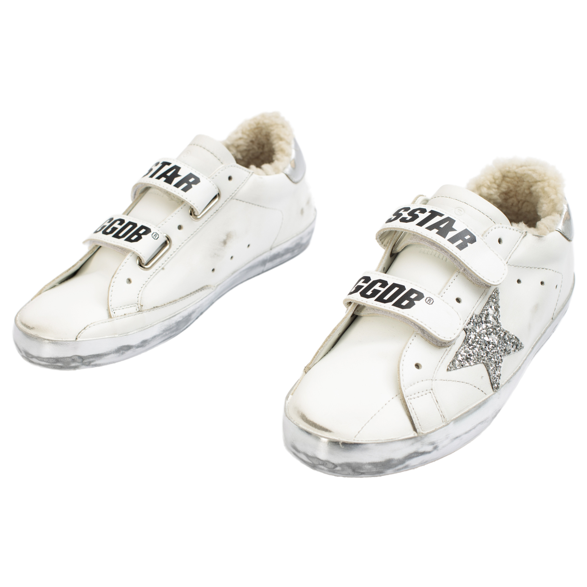 Golden Goose Superstar Sneakers in white