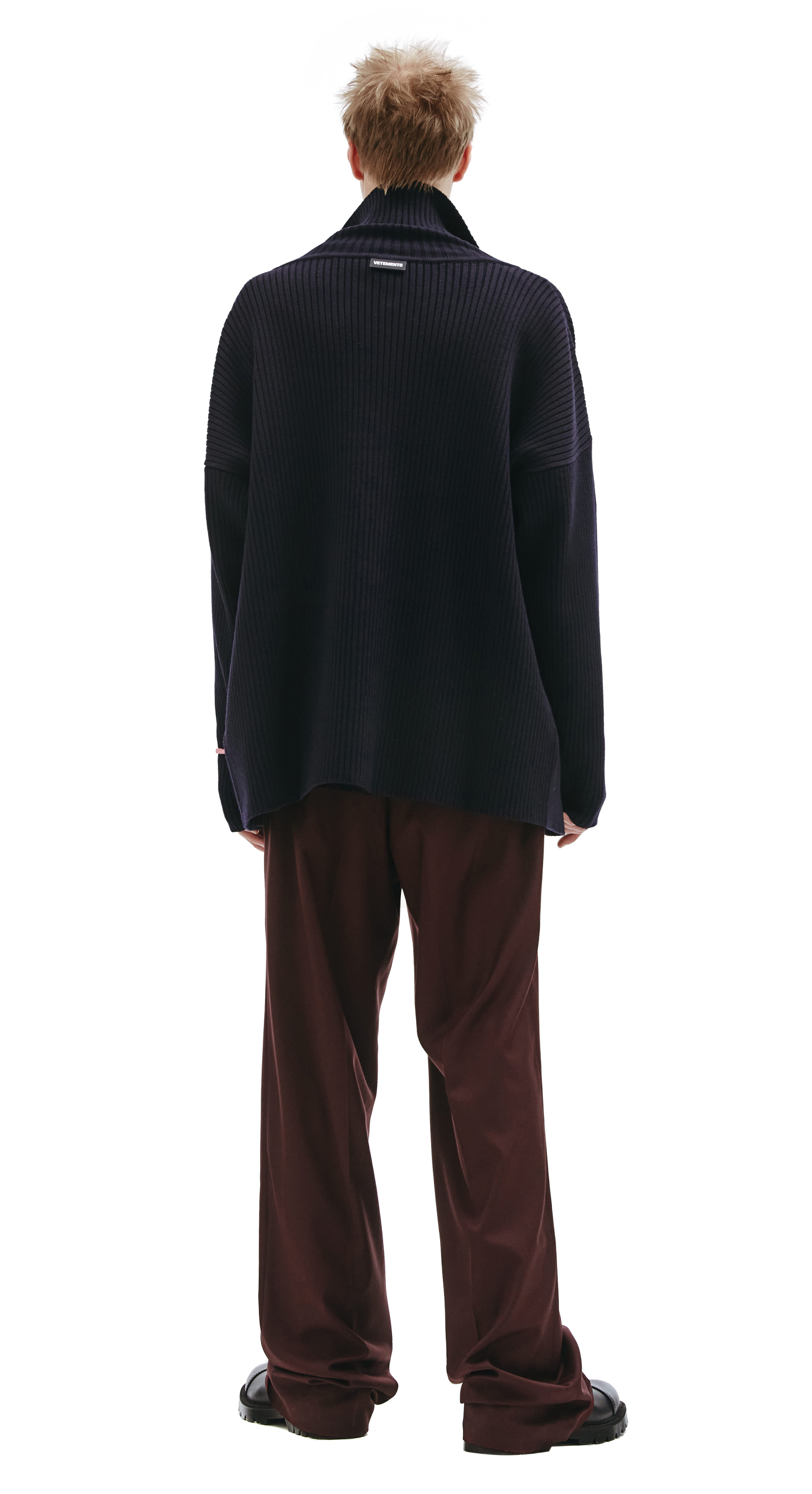 VETEMENTS Wool zipped cardigan