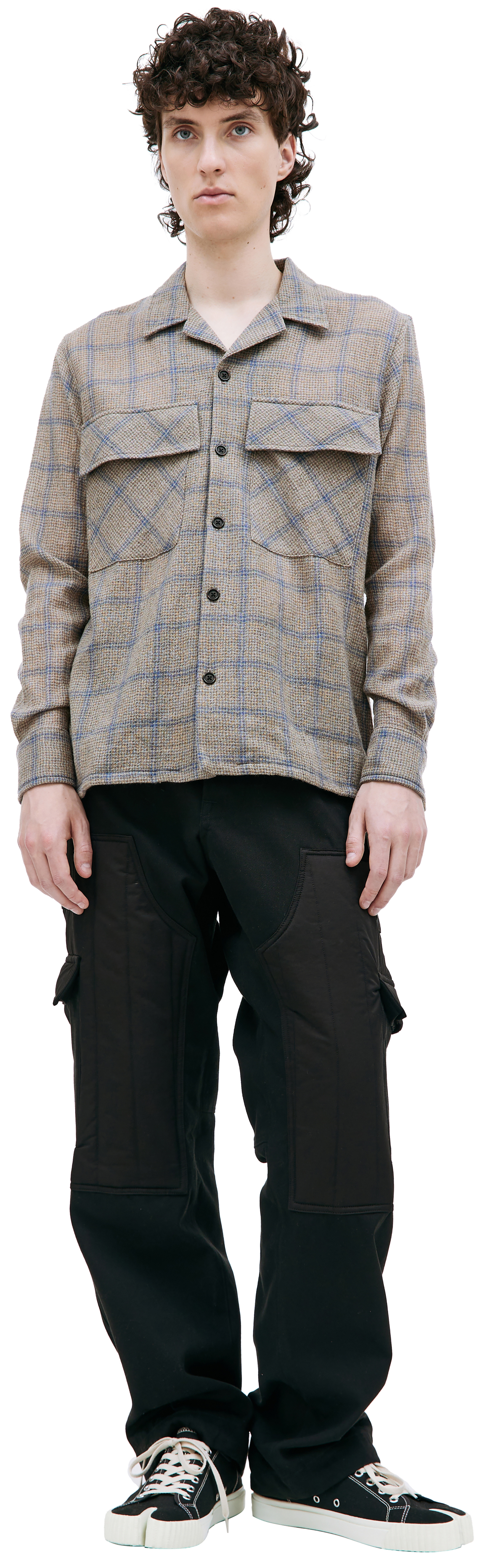 BTFL Checked shirt with patch pockets