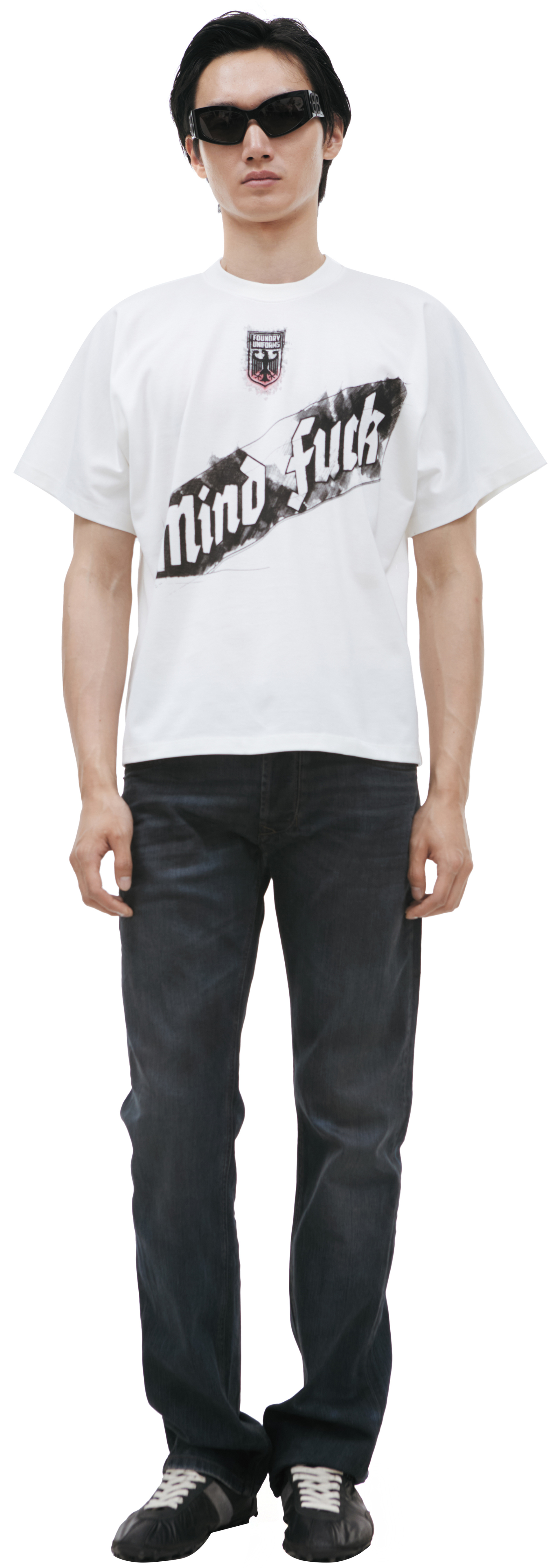PROTOTYPES White T-shirt with a print