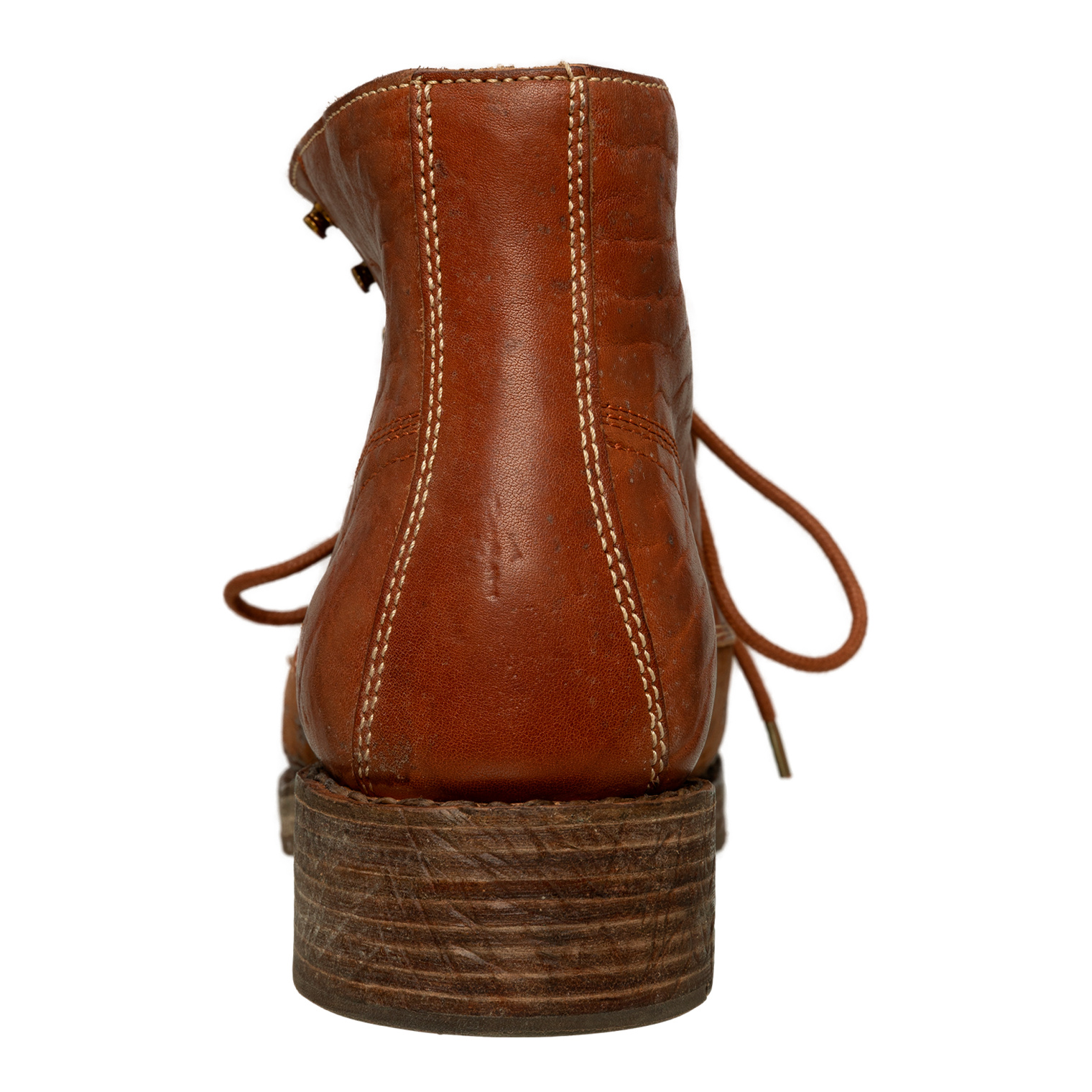 Buy visvim men brown virgil leather boots for $1,875 online on