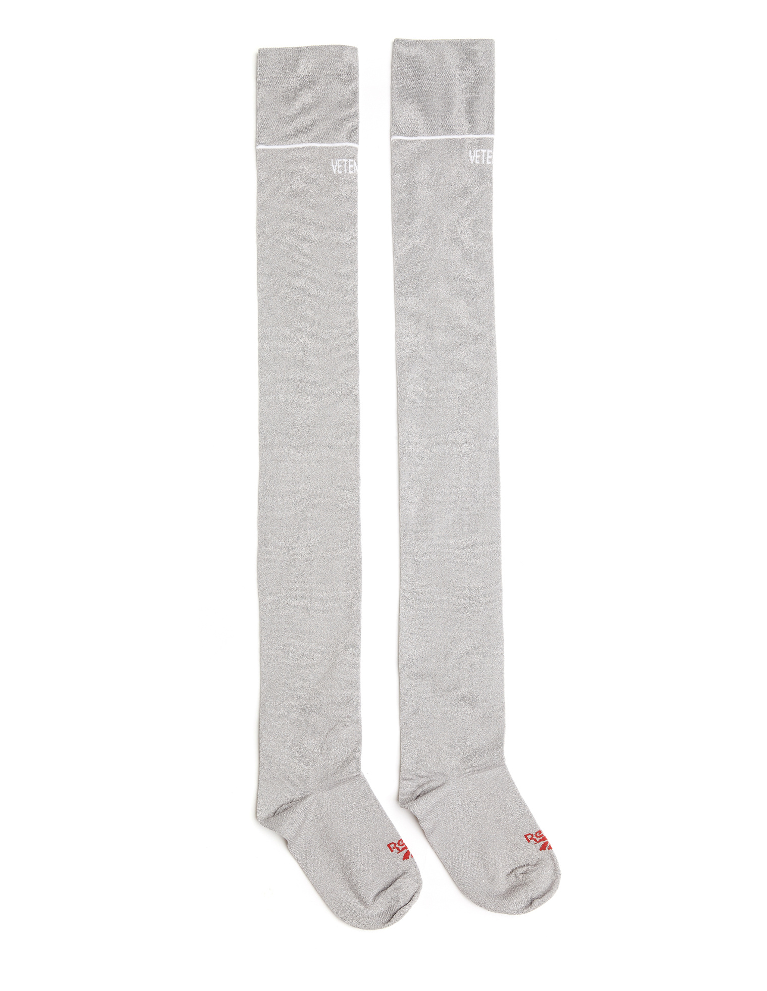VETEMENTS Lurex Knee High Socks