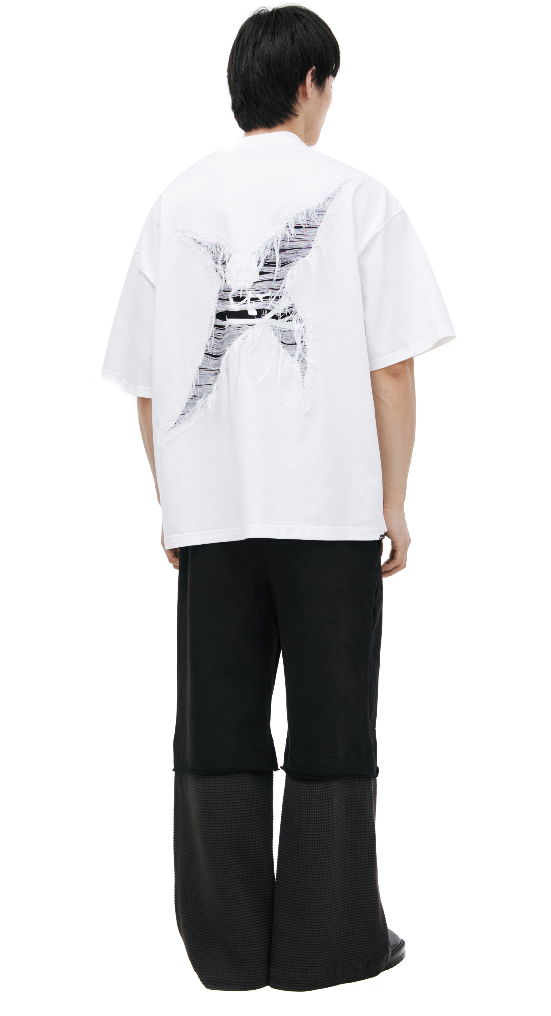 Mastermind WORLD White T-shirt with threads