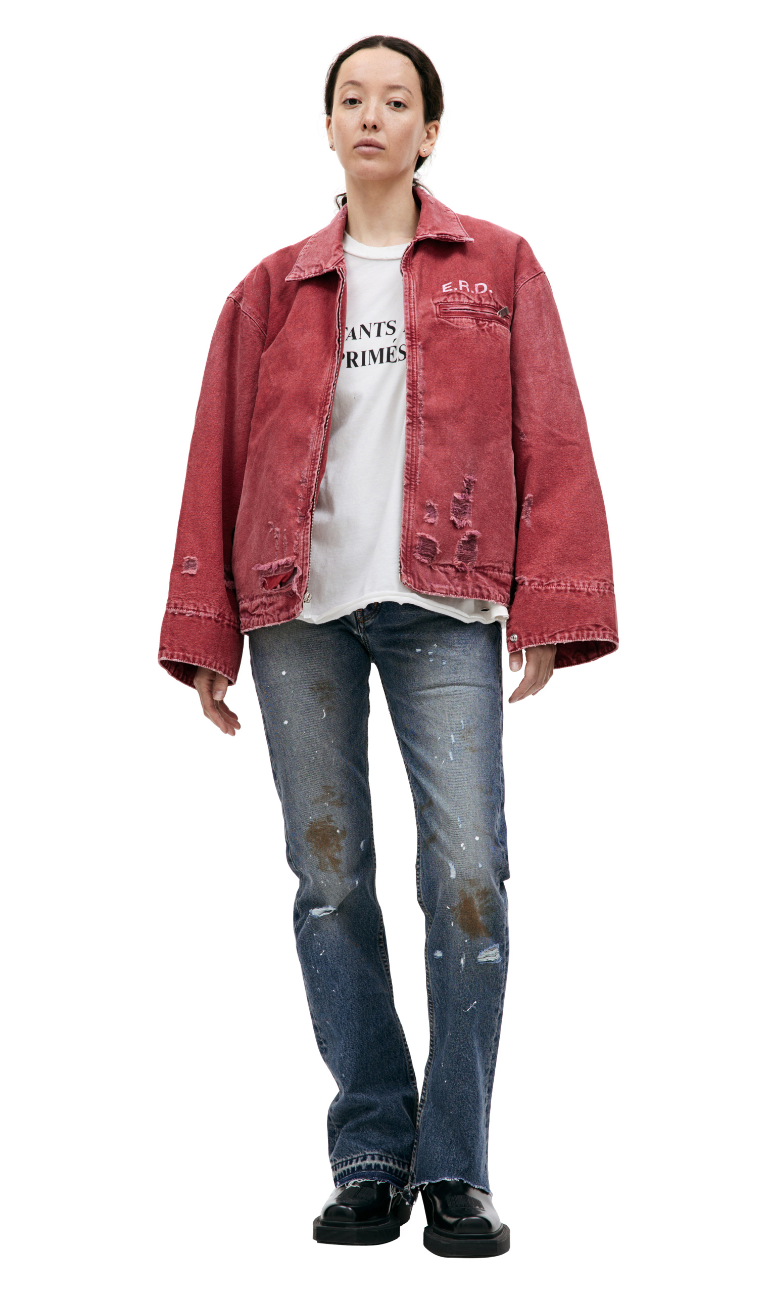 Enfants Riches Deprimes Denim zip up jacket