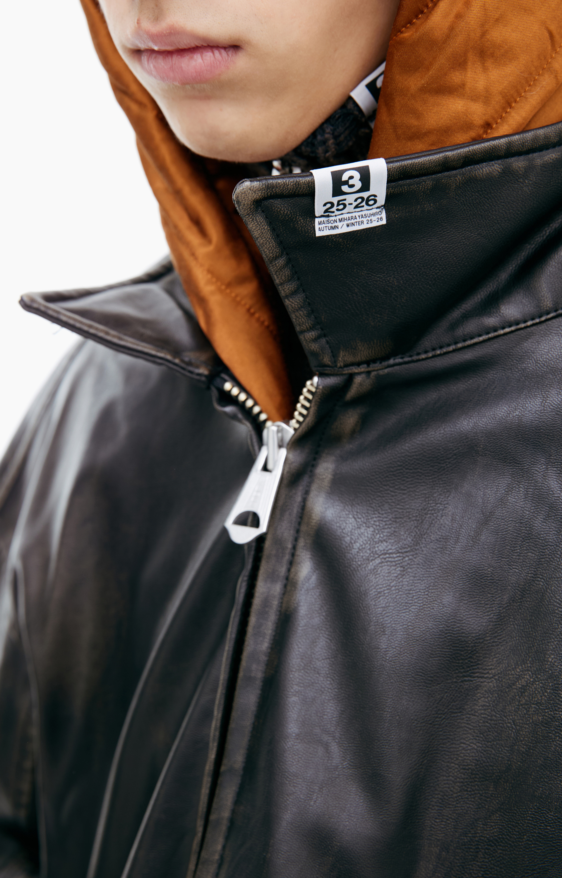 Maison Mihara Yasuhiro Jacket with sewn-in hood