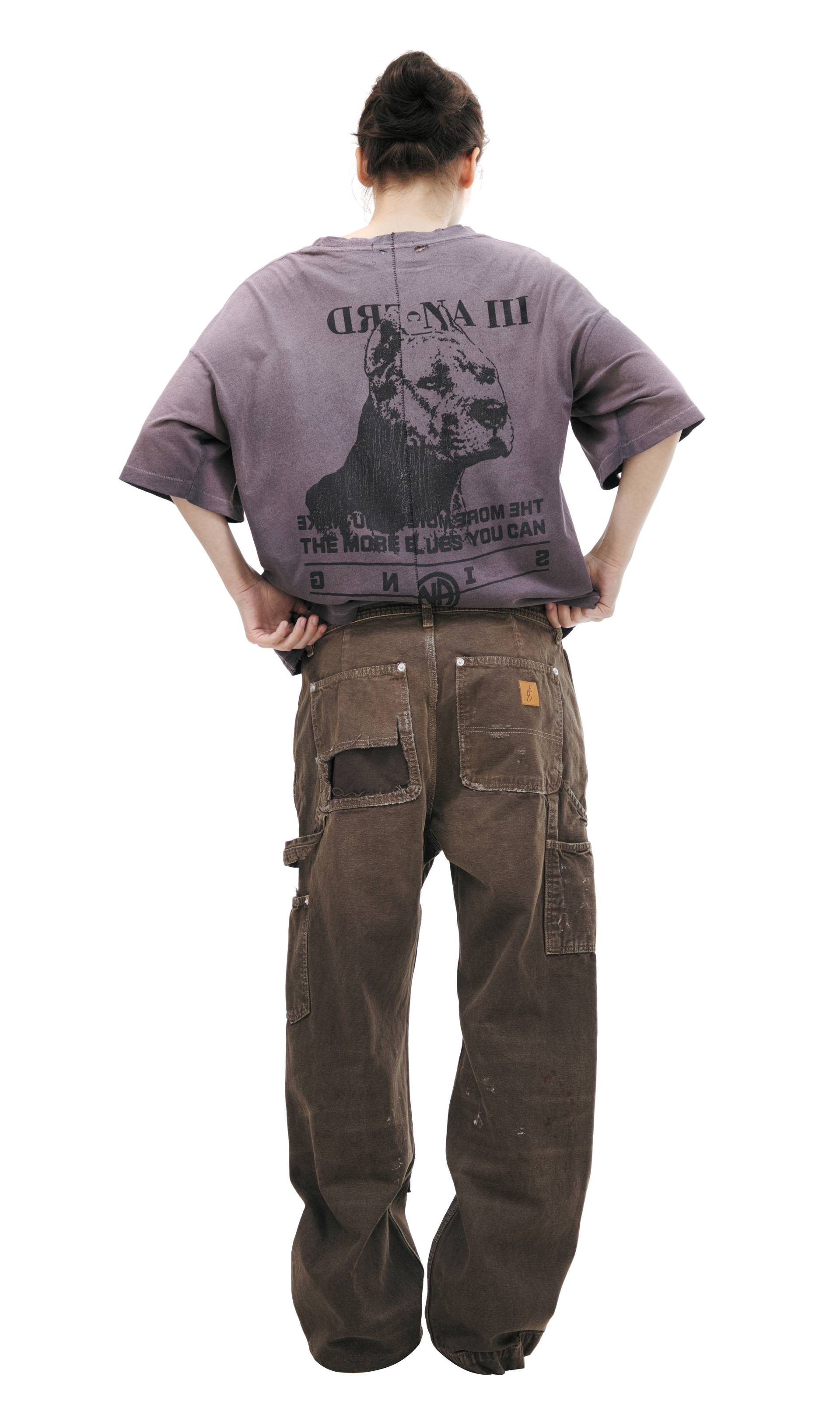Enfants Riches Déprimés Jeans with a distressed look