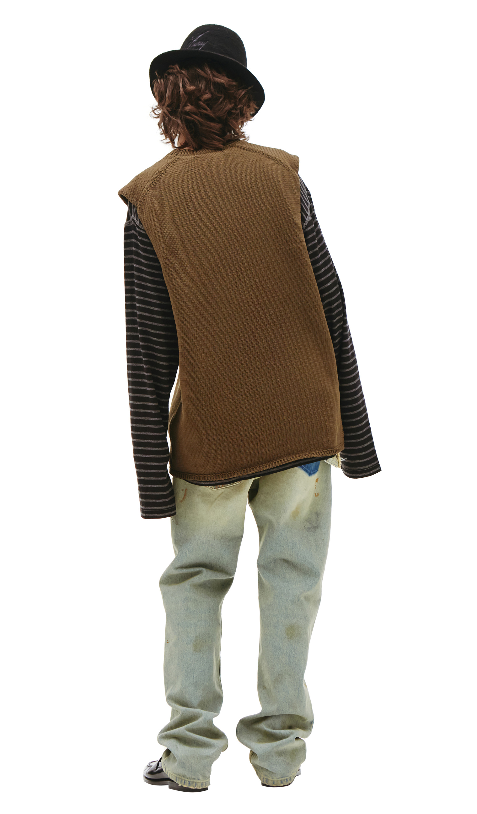 Comme des Garcons Homme plus Khaki Knit vest