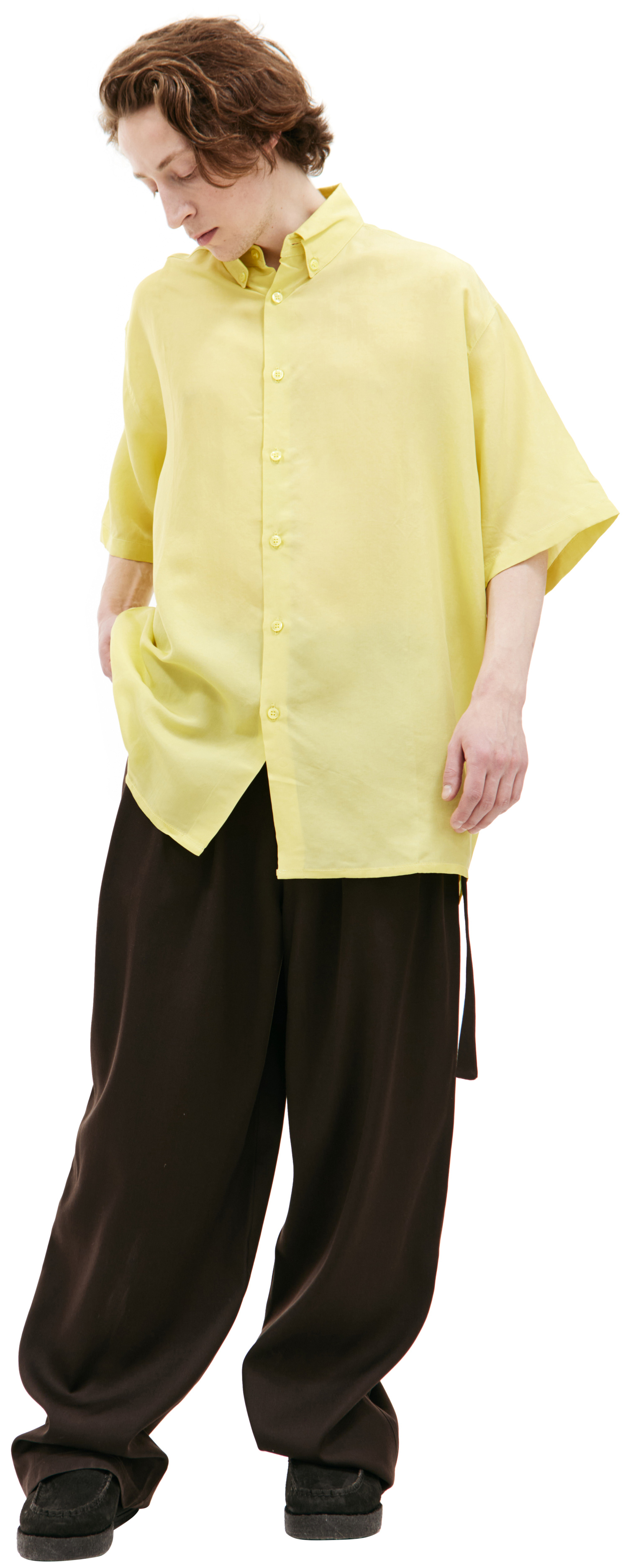 LOUIS GABRIEL NOUCHI Oversized short-sleeved shirt