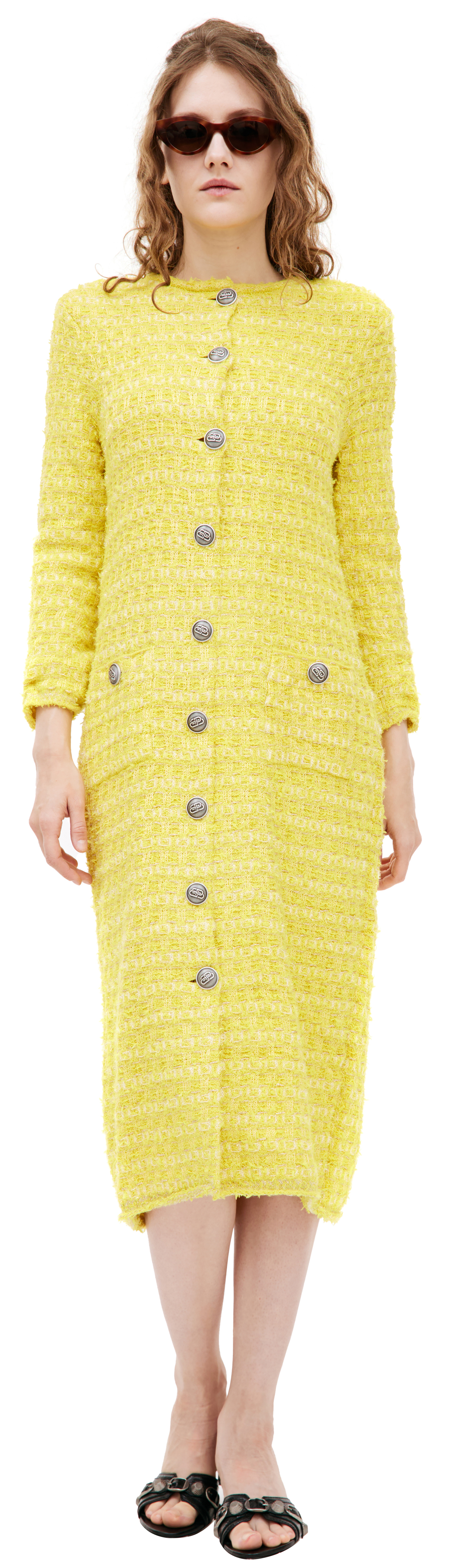 Balenciaga Tweed midi dress